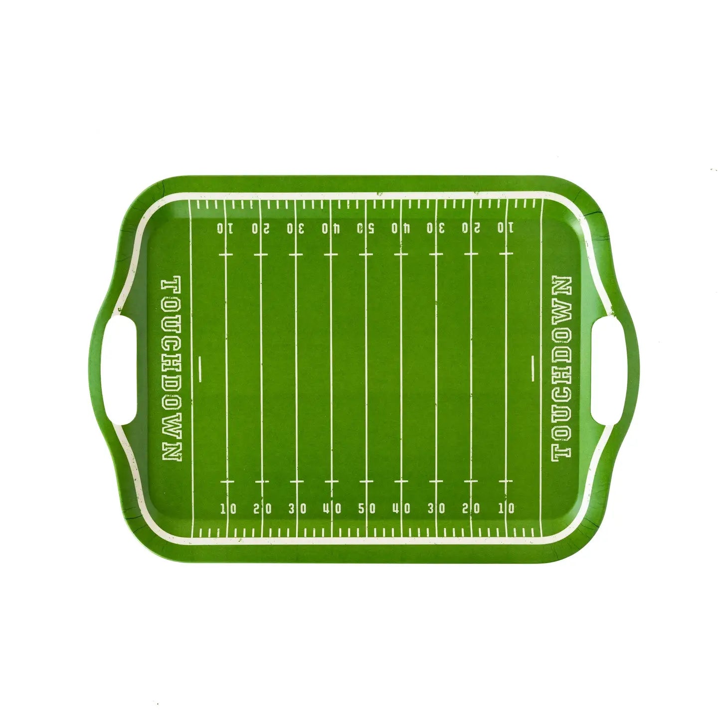 Football Field Bamboo Tray