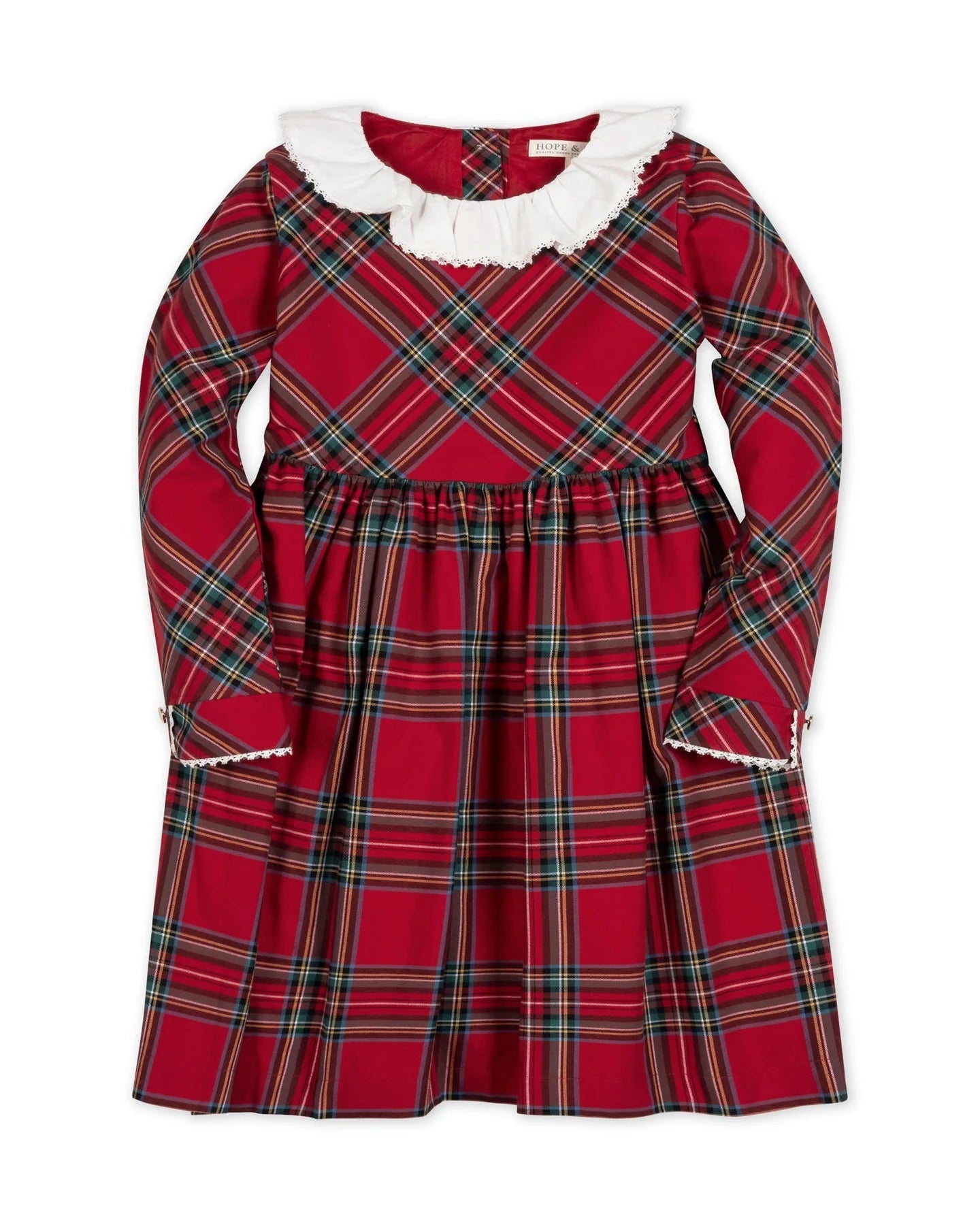 Organic Ruffle Collar Party Dress