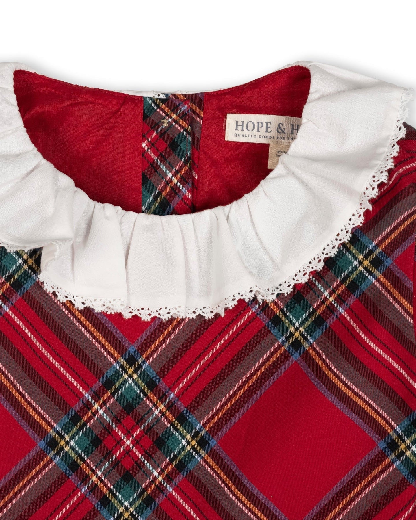 Organic Ruffle Collar Party Dress