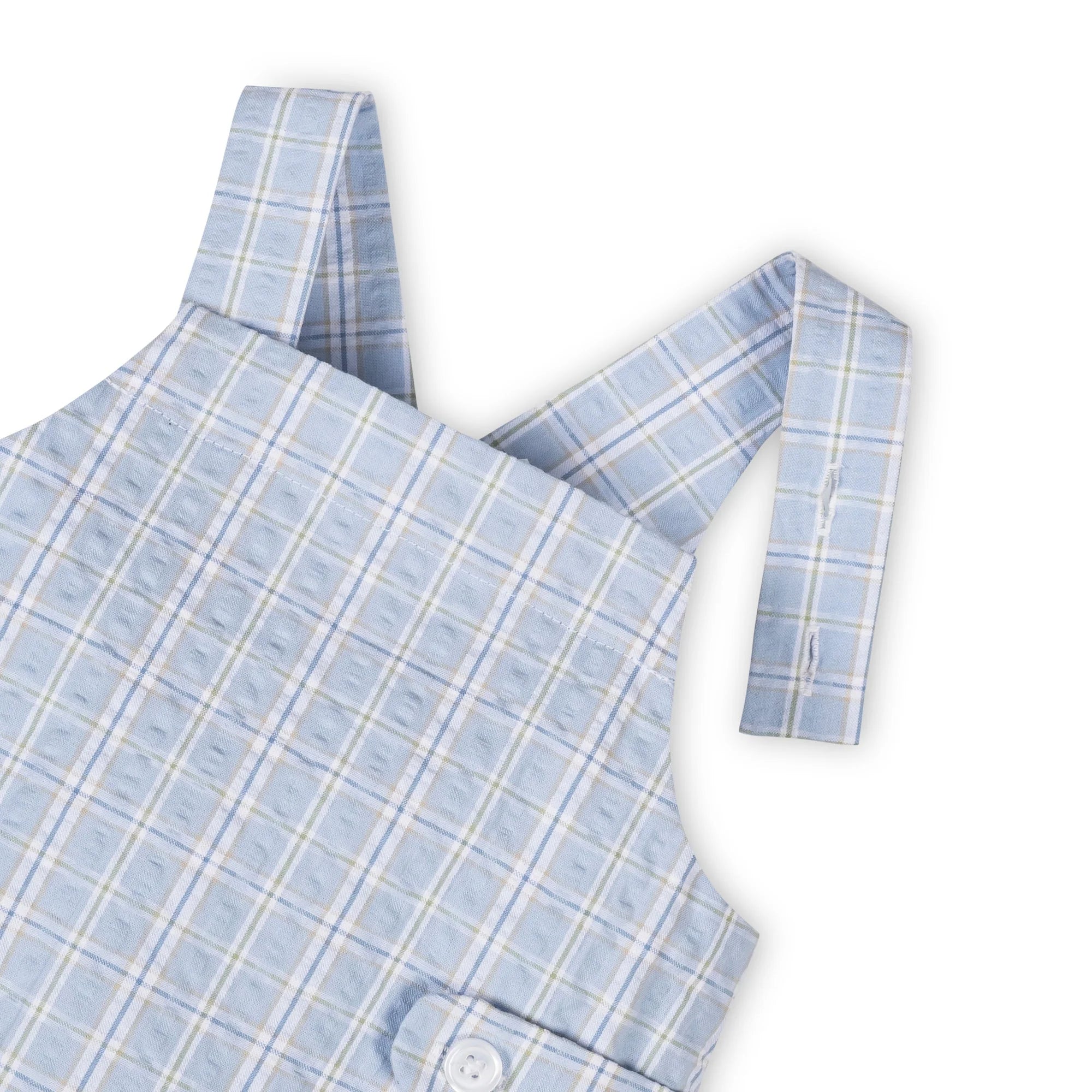 Blue Chateau Seersucker Overall