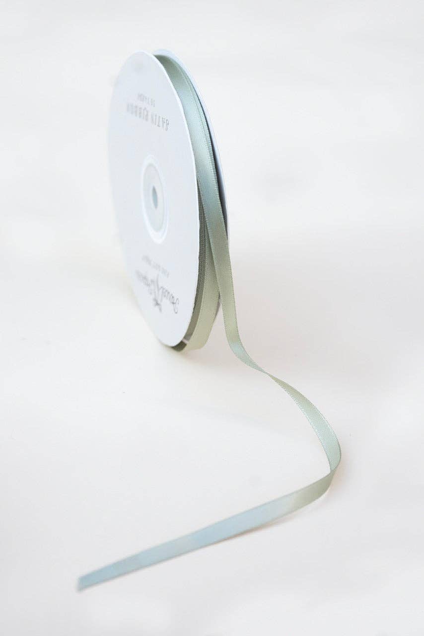 Leaf Green Satin Ribbon