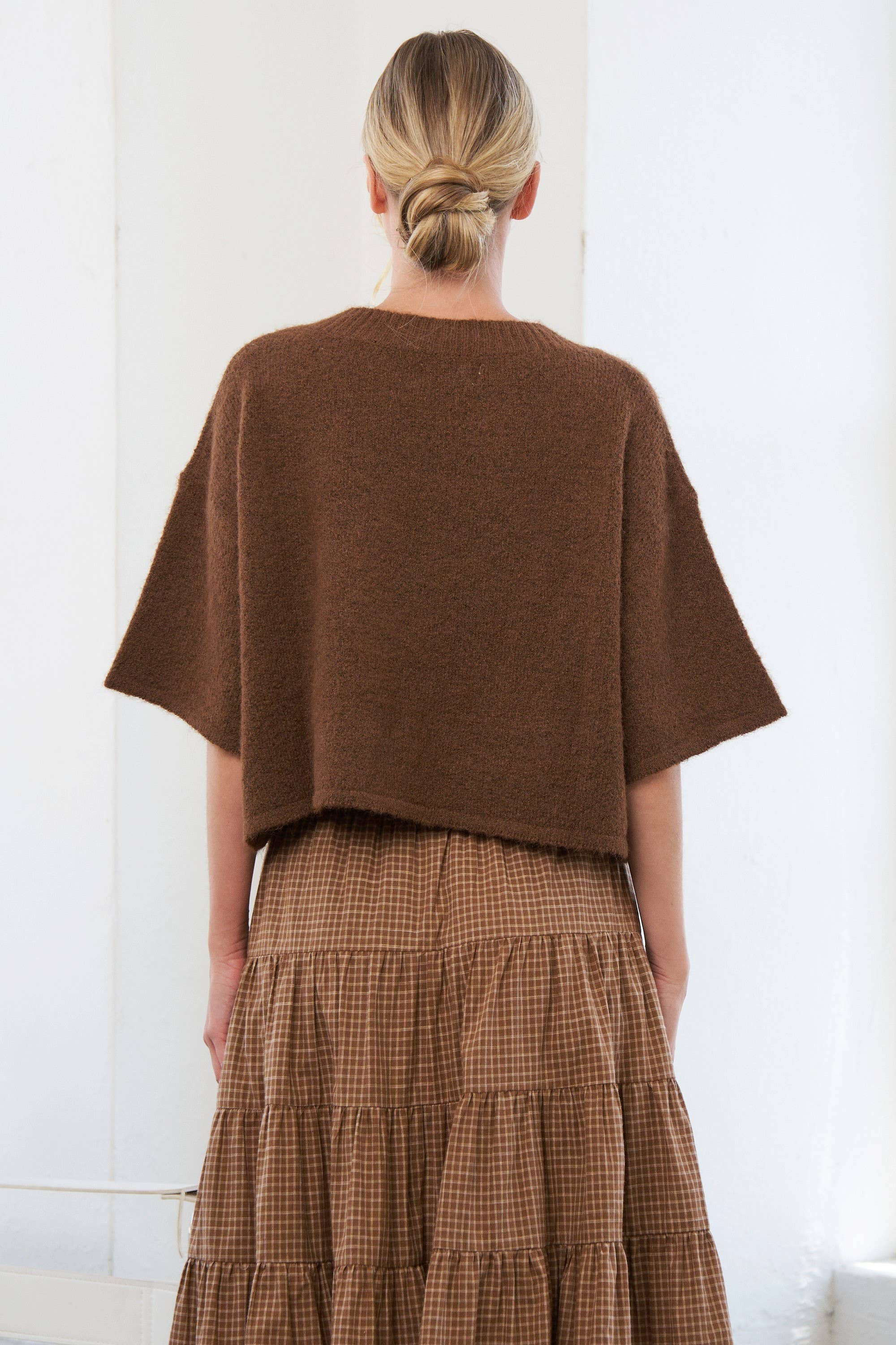Brown Lou Sweater Top