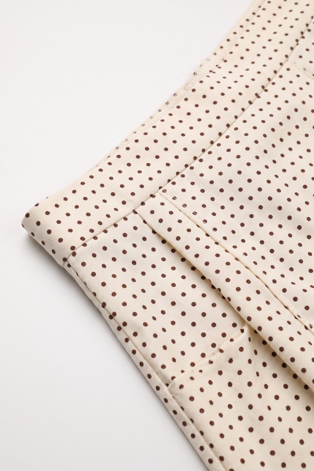 Dot Satin Skirt