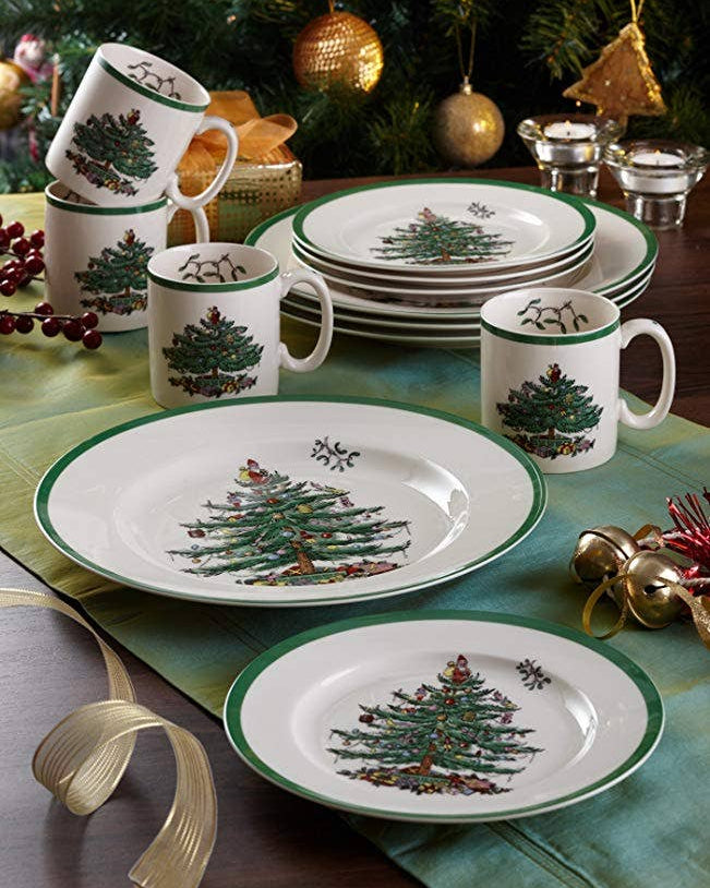 Christmas Tree Salad Plate