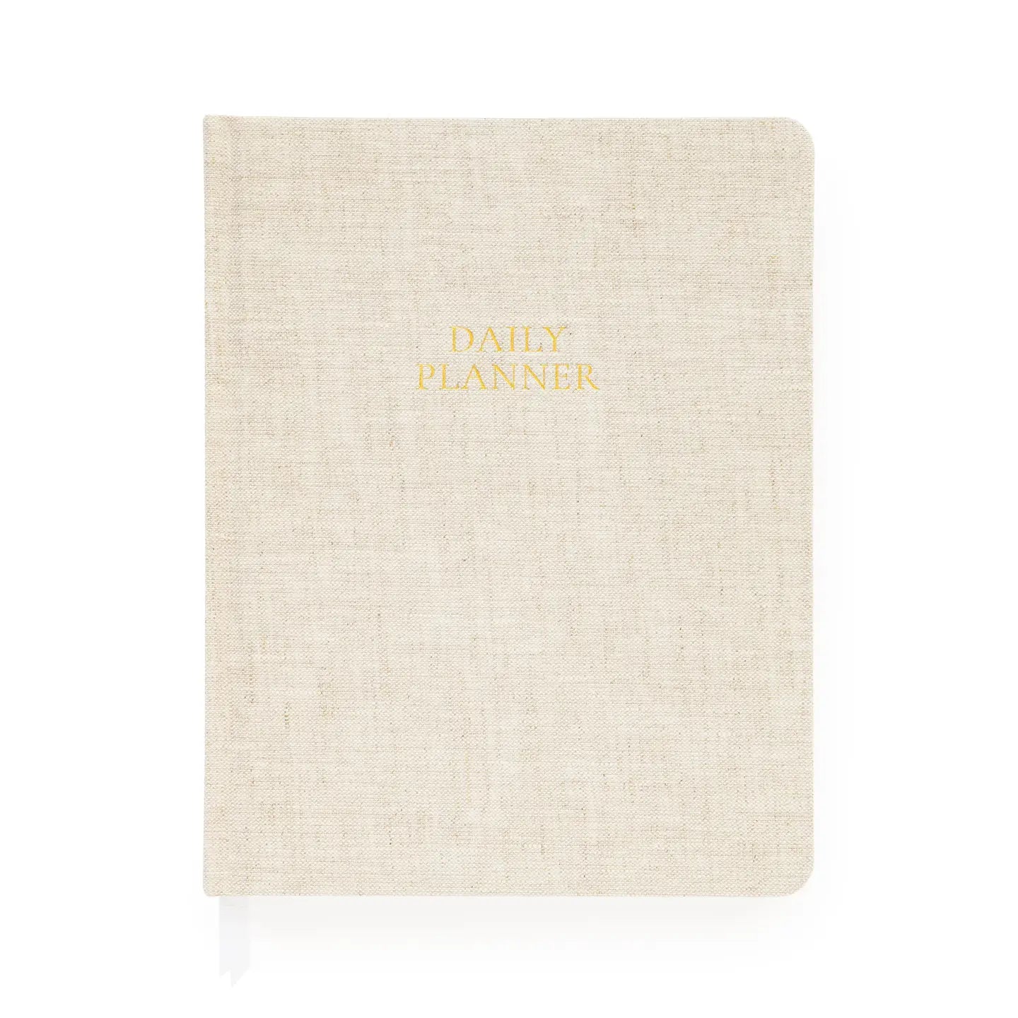 Undated Daily Planner, Flax