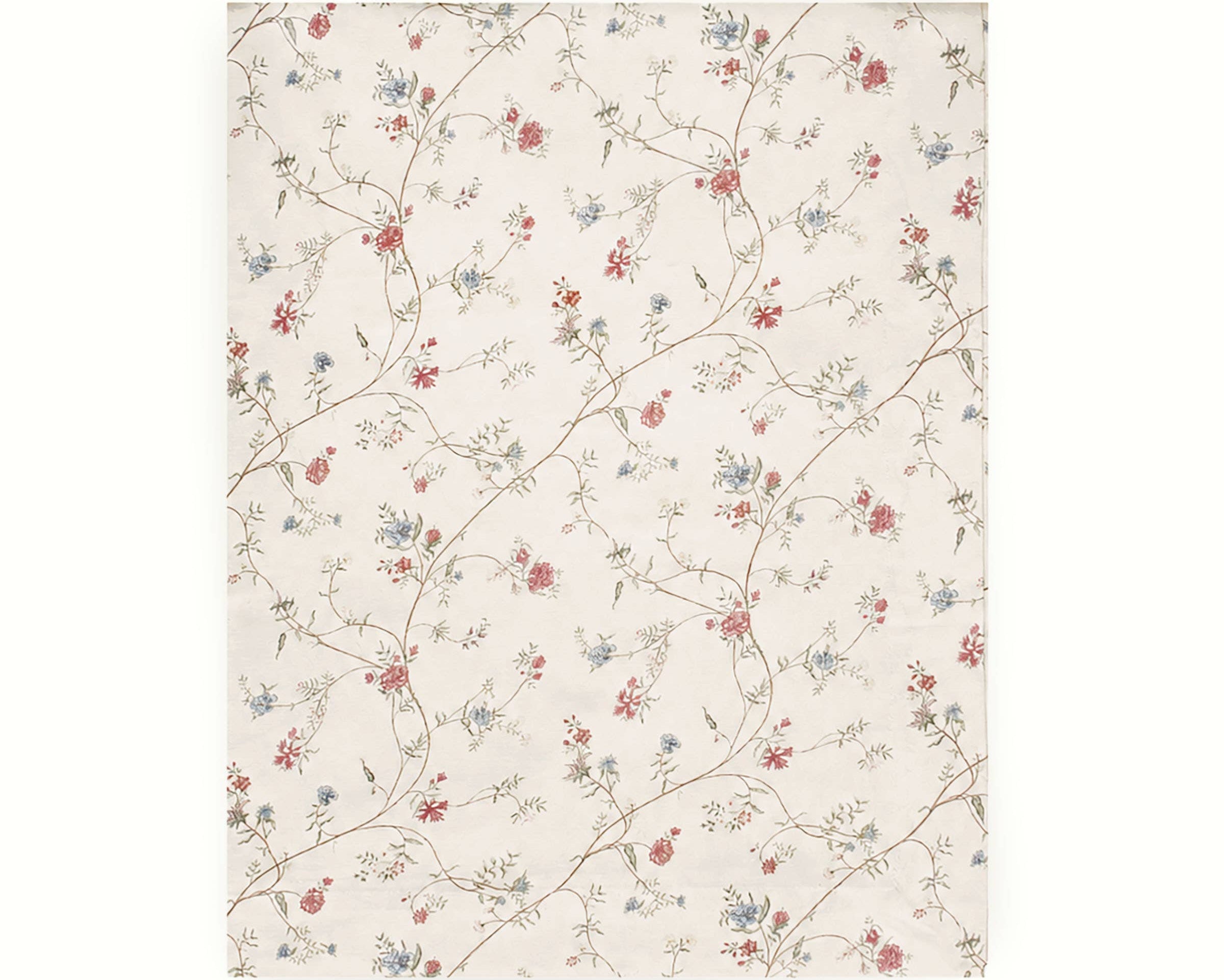 Floral Cotton Tablecloth