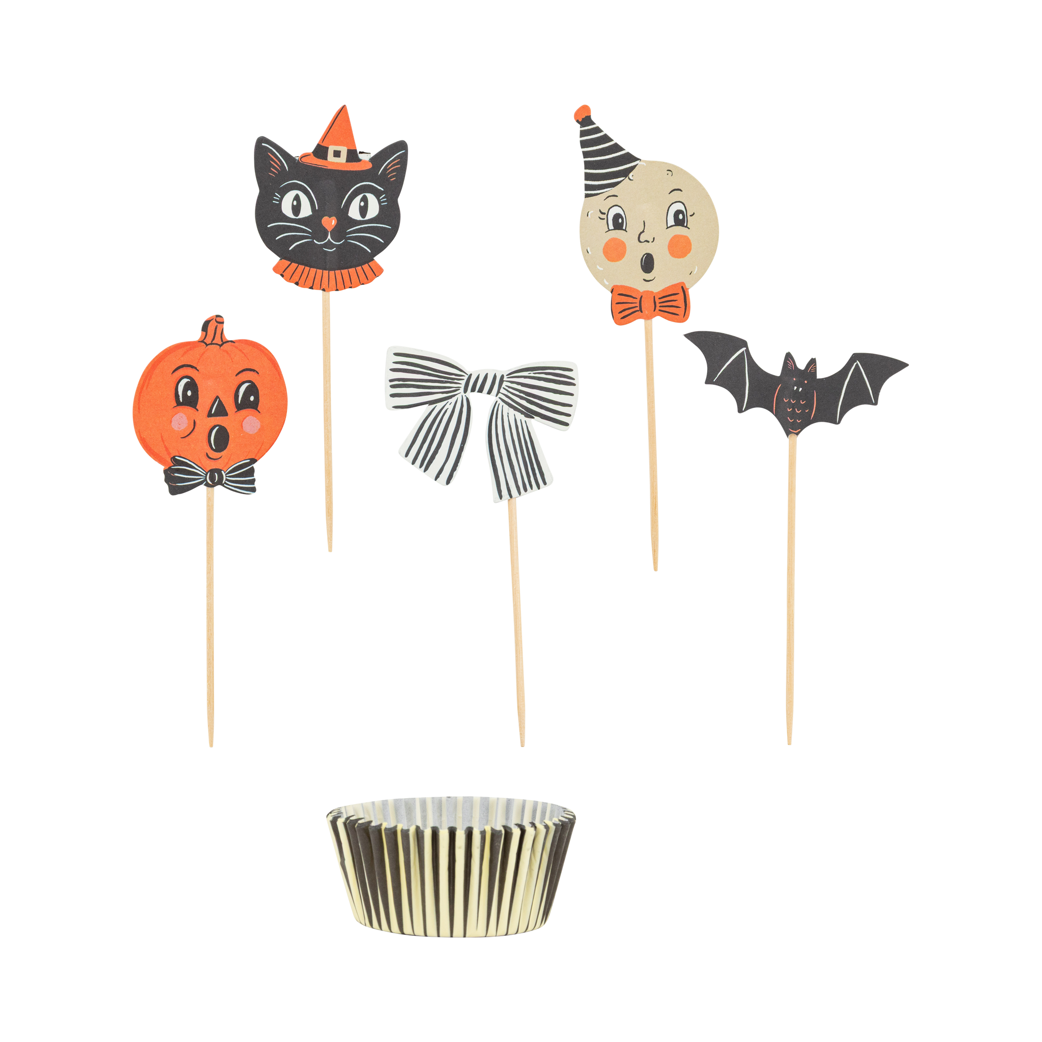 Vintage Halloween Cupcake Kit