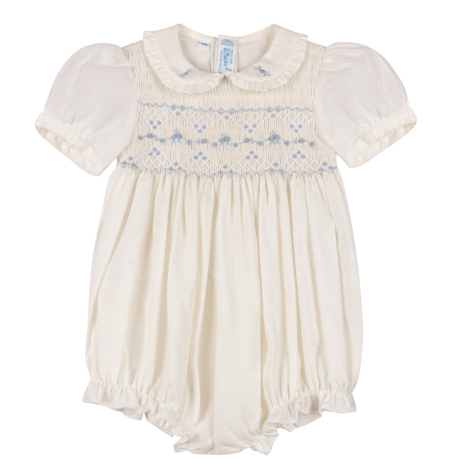 Girls Heritage Bleu Romper - Ivory
