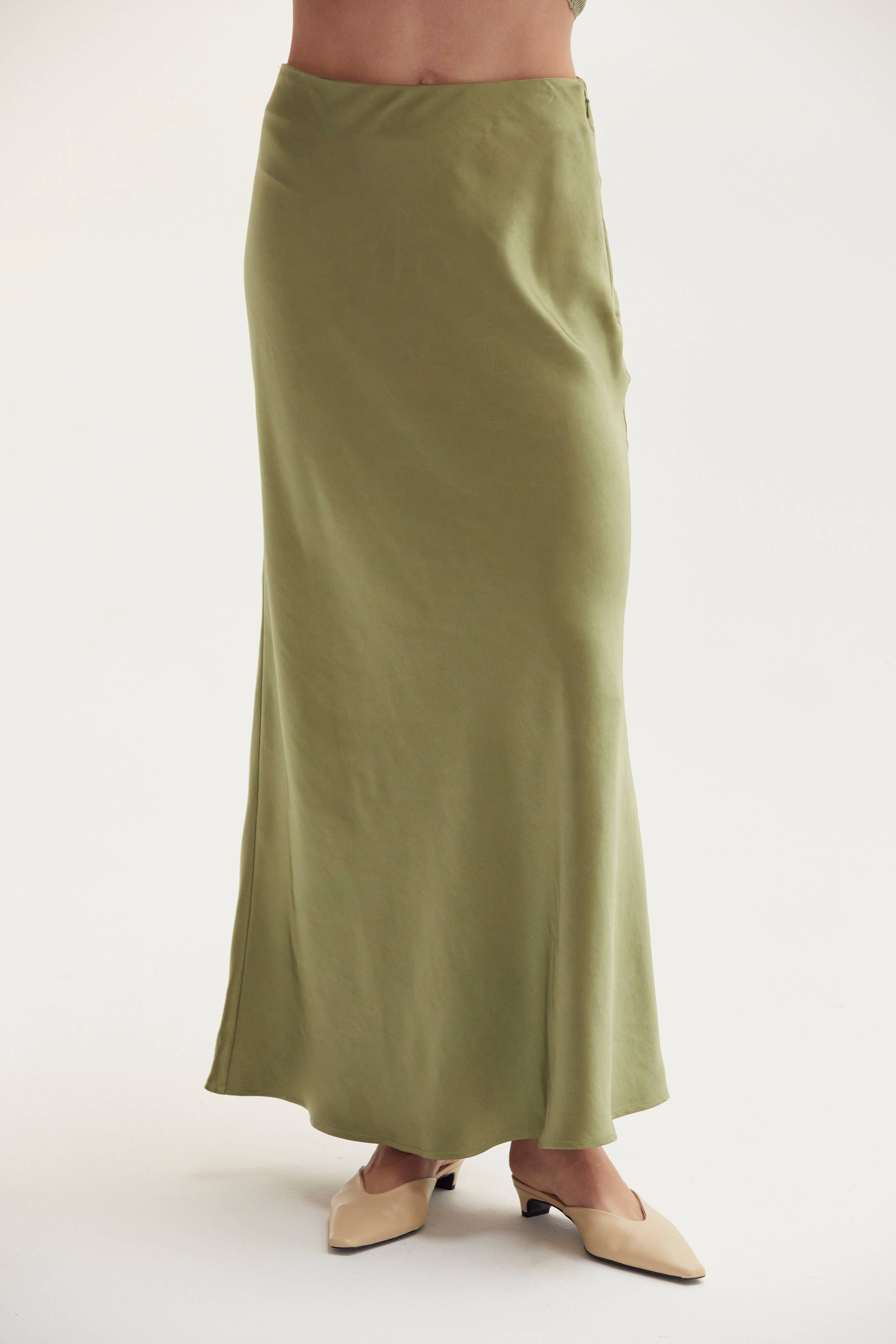 Gabrielle Satin Skirt