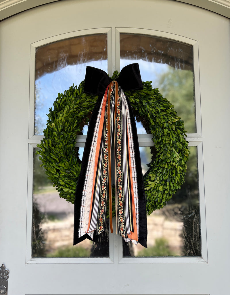 Midnight Harvest Wreath Ribbon