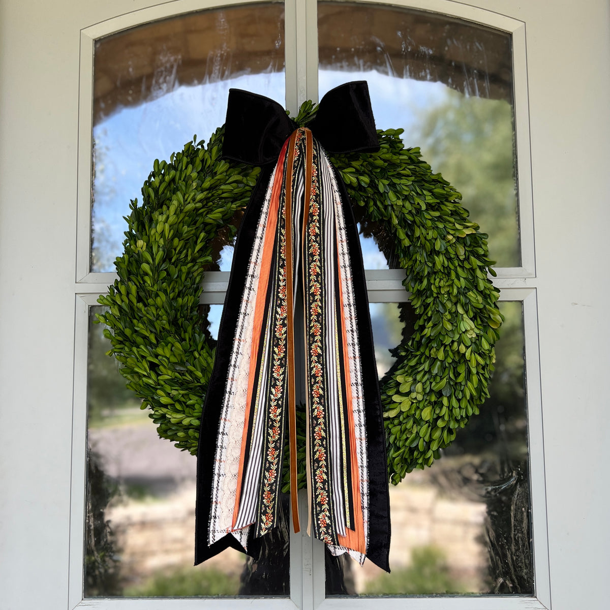 Midnight Harvest Wreath Ribbon — Haven Haus Co