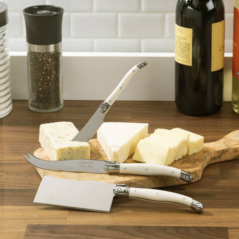 French Home Laguiole Cheese Knives Set