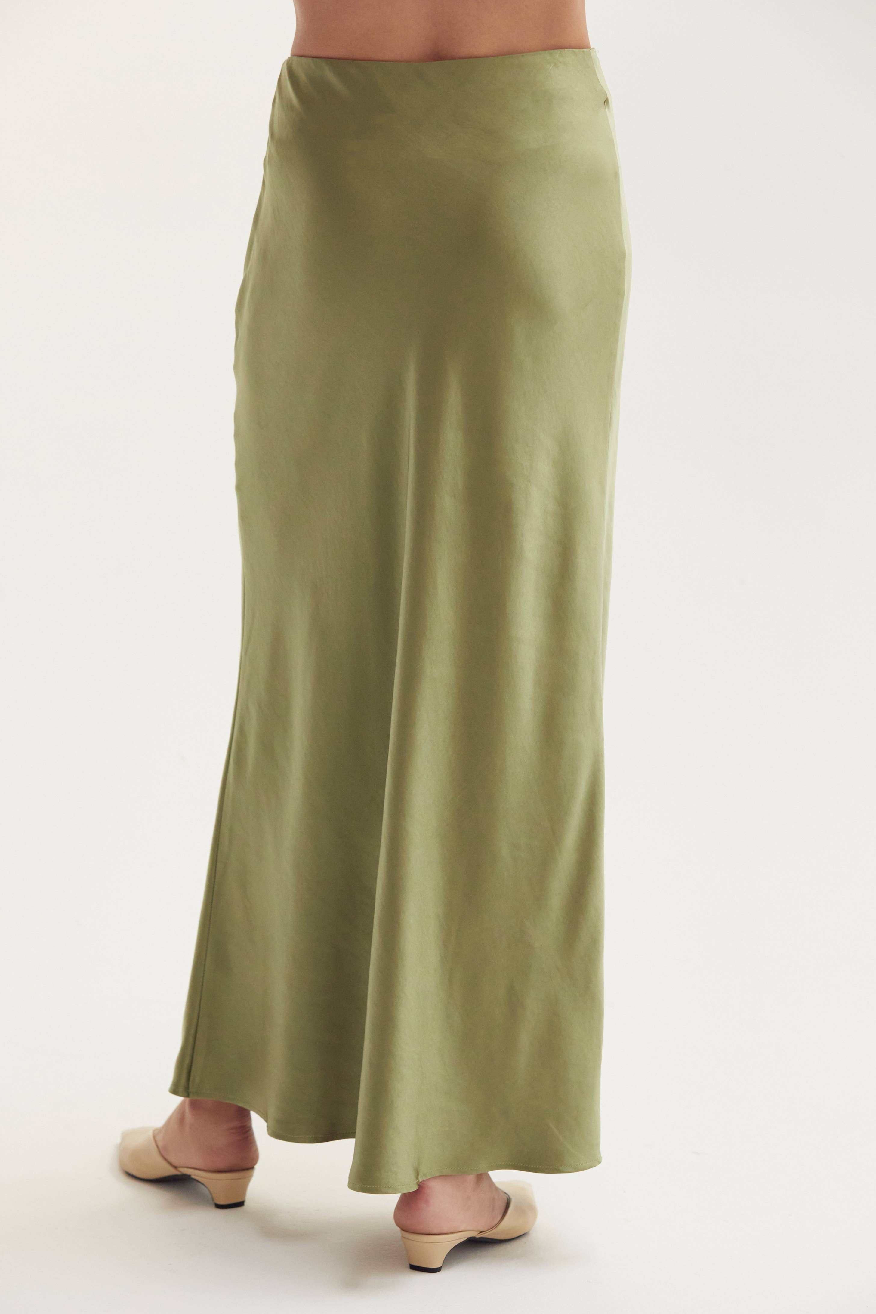 Gabrielle Satin Skirt