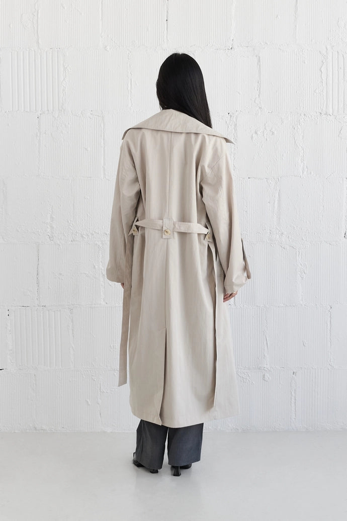 The Janie Coat | Midi Length Trench Coat