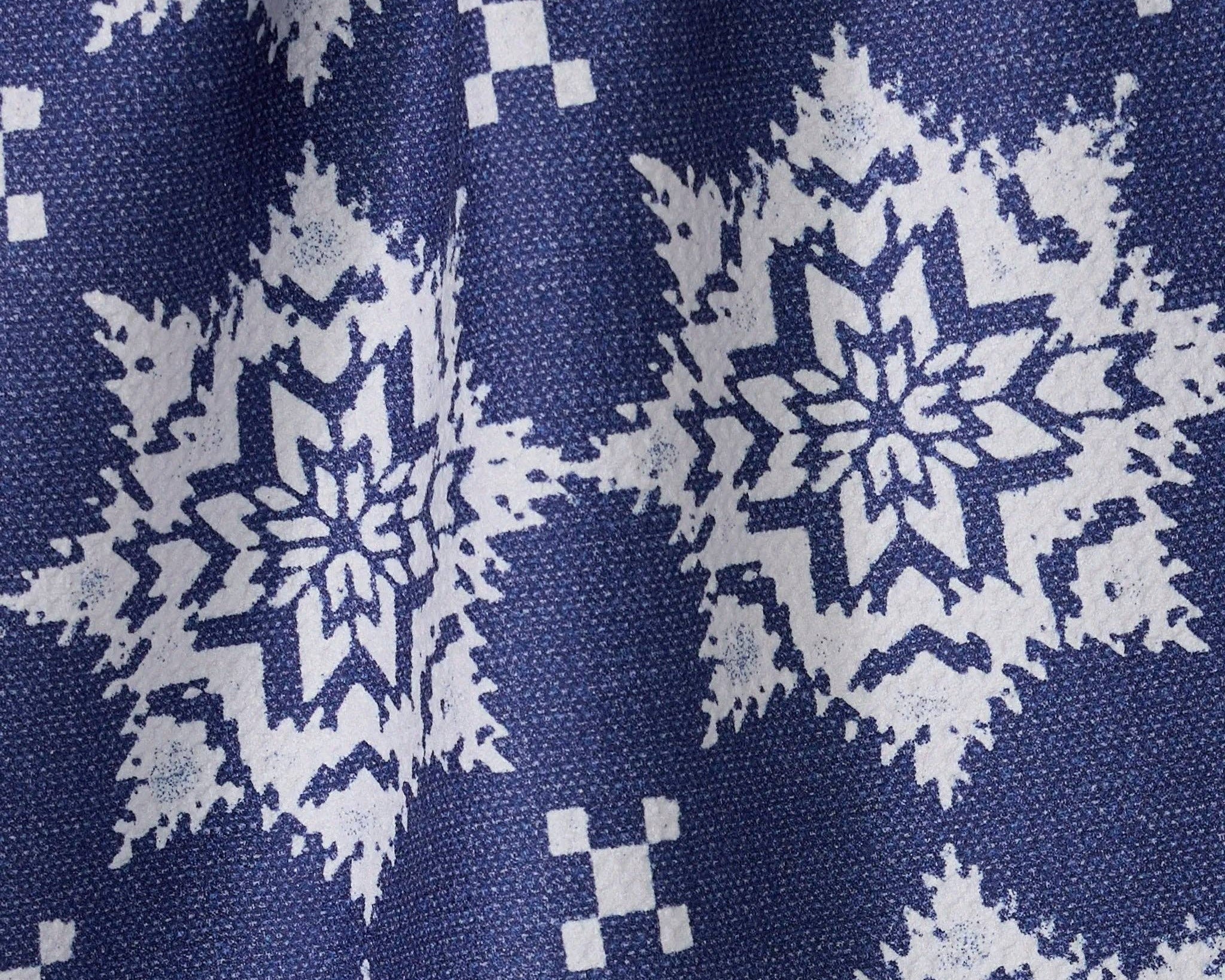 Iceflower Blue Tea Towel