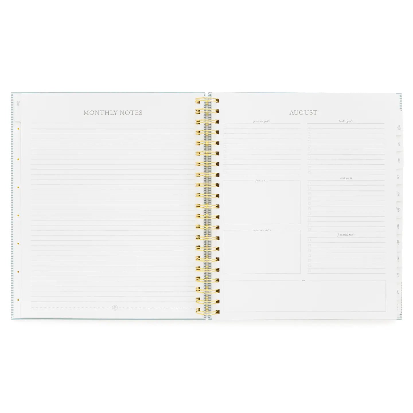 2024-2025 Large Weekly Spiral Academic Planner