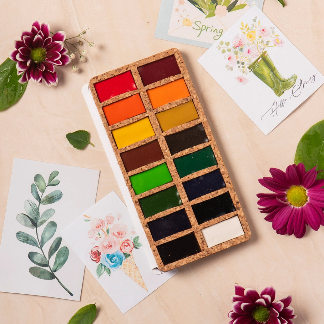 Viviva Watercolor Set Set - 16 Original Colors