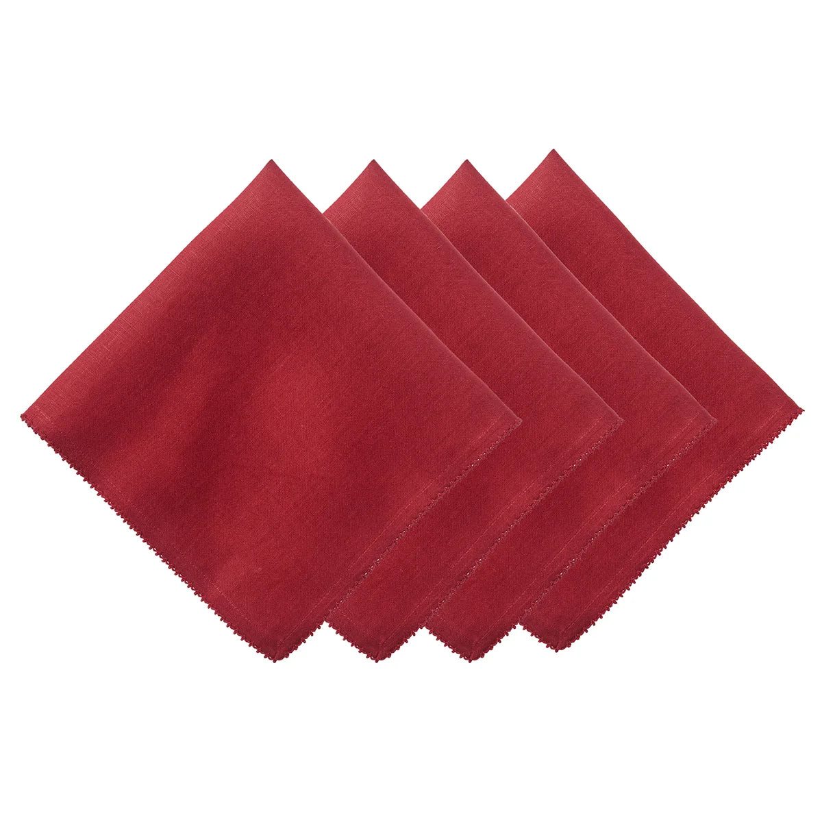 Berry Scallop Napkin Set