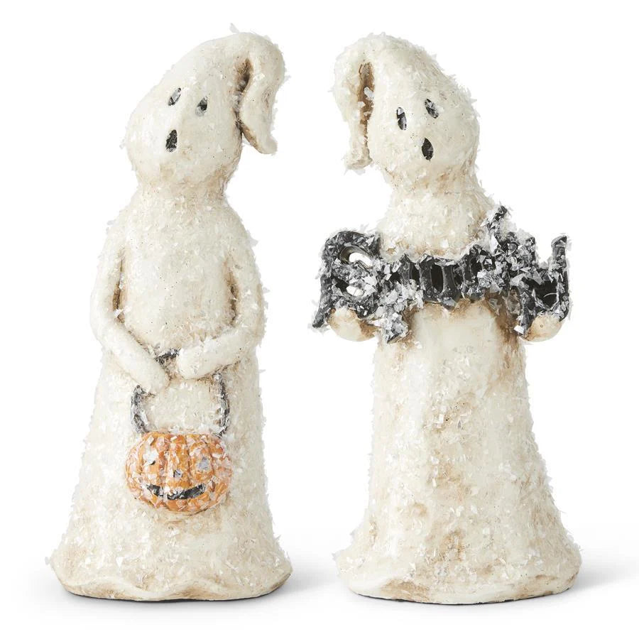 7.75" Glitter Halloween Ghosts (2 Styles)