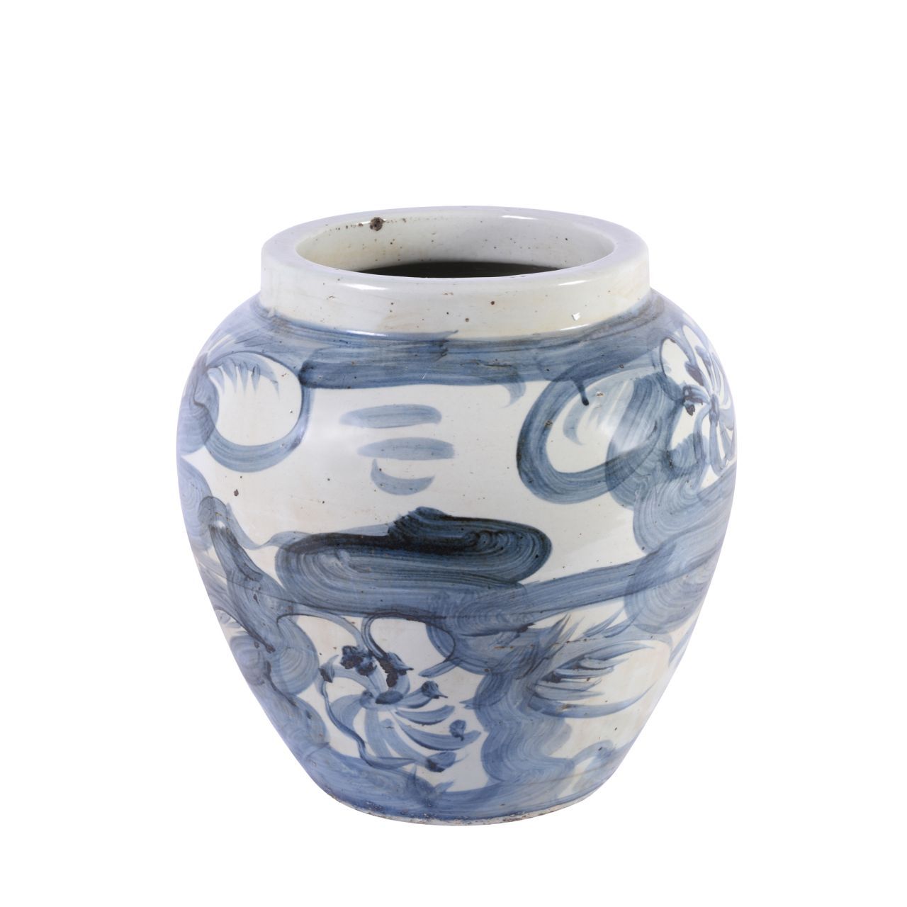 Silla Flower Wide Neck Jar