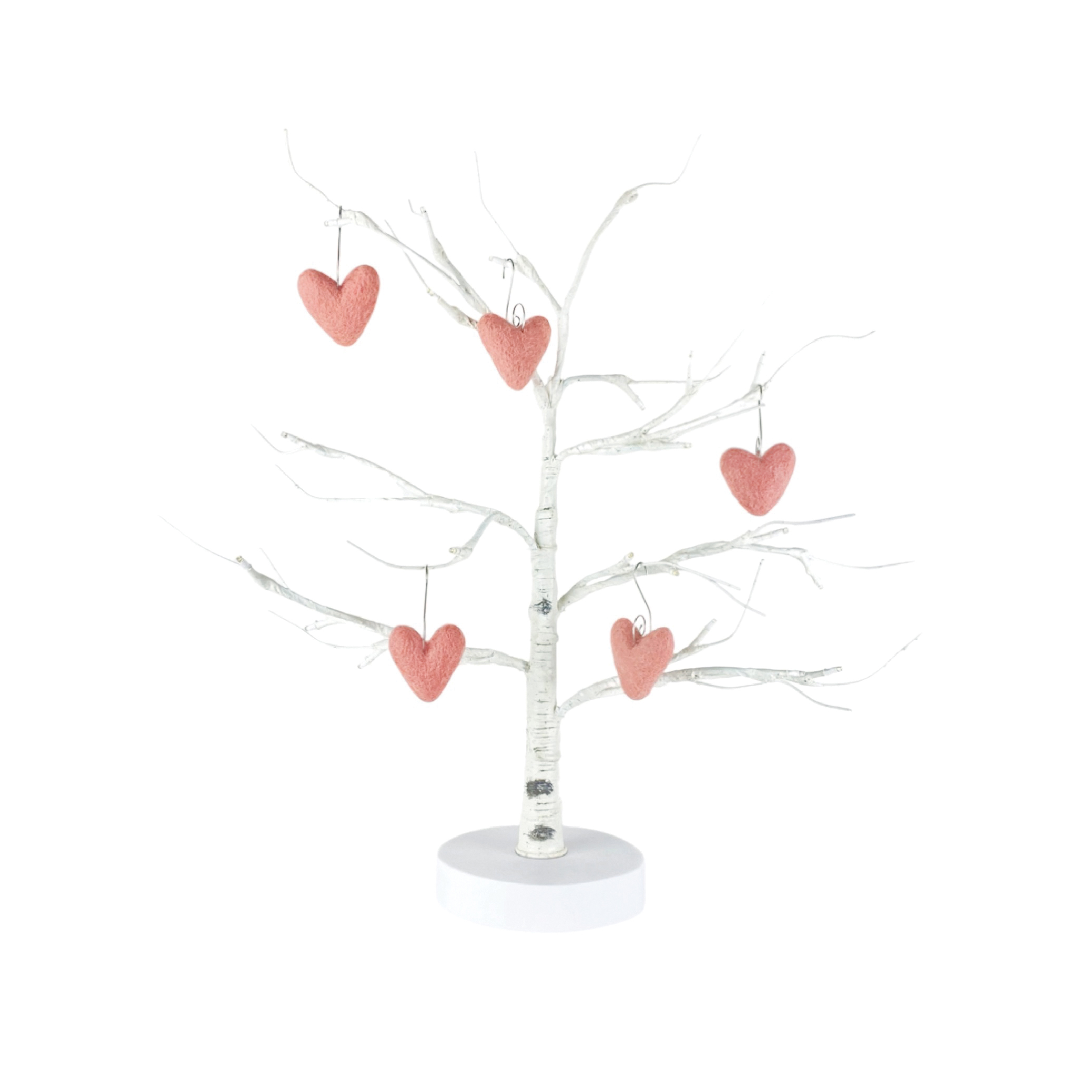 Felt Heart Ornaments