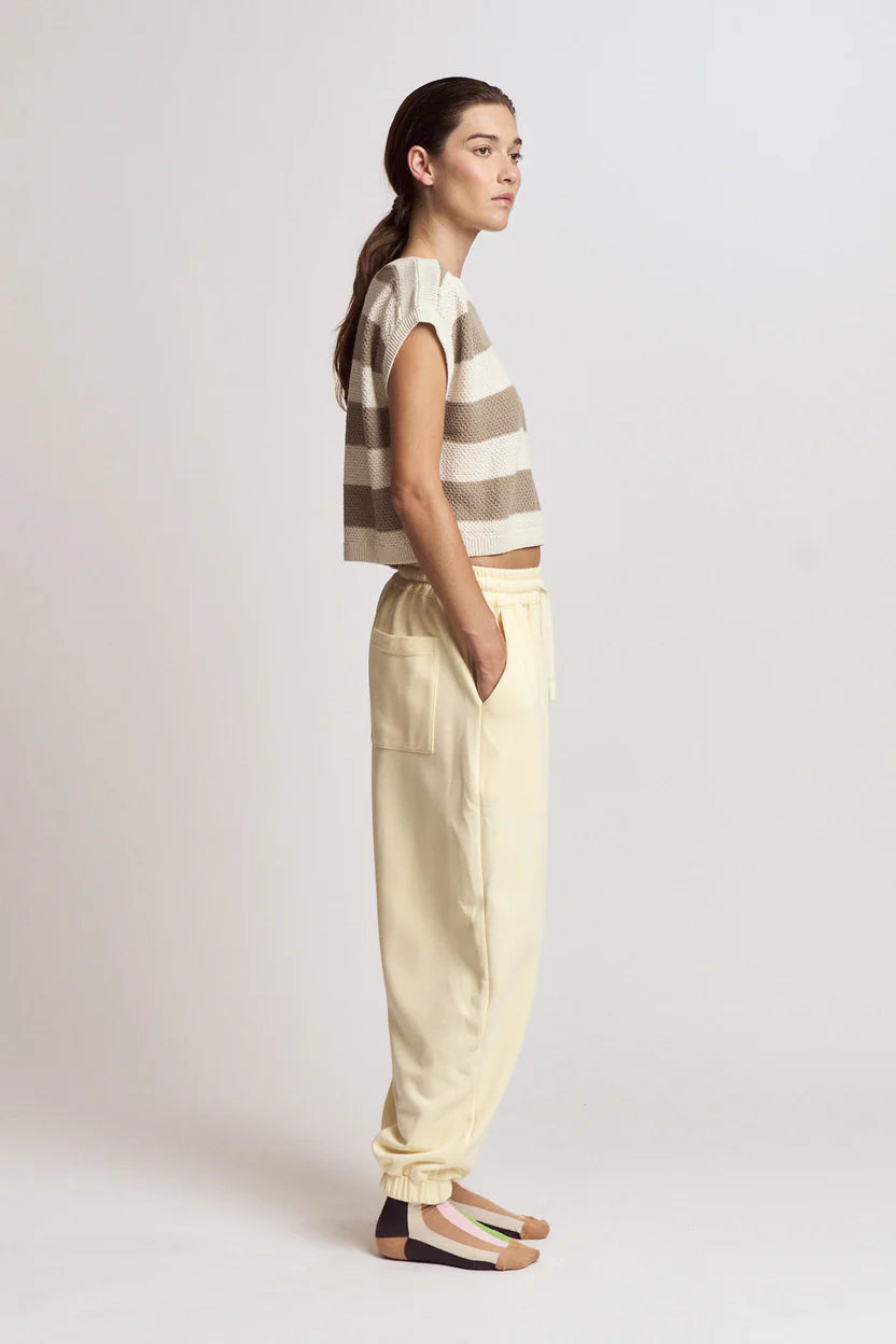 Rib and Terry Sweat Pants