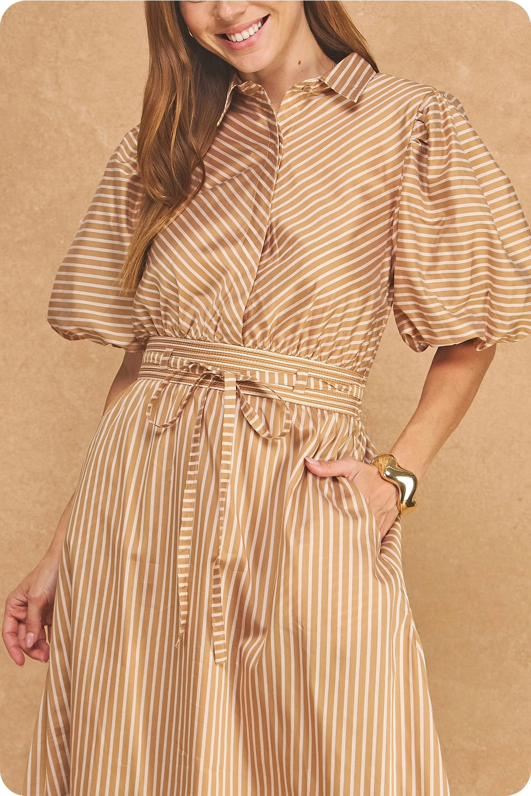 Naomi Stripe Dress