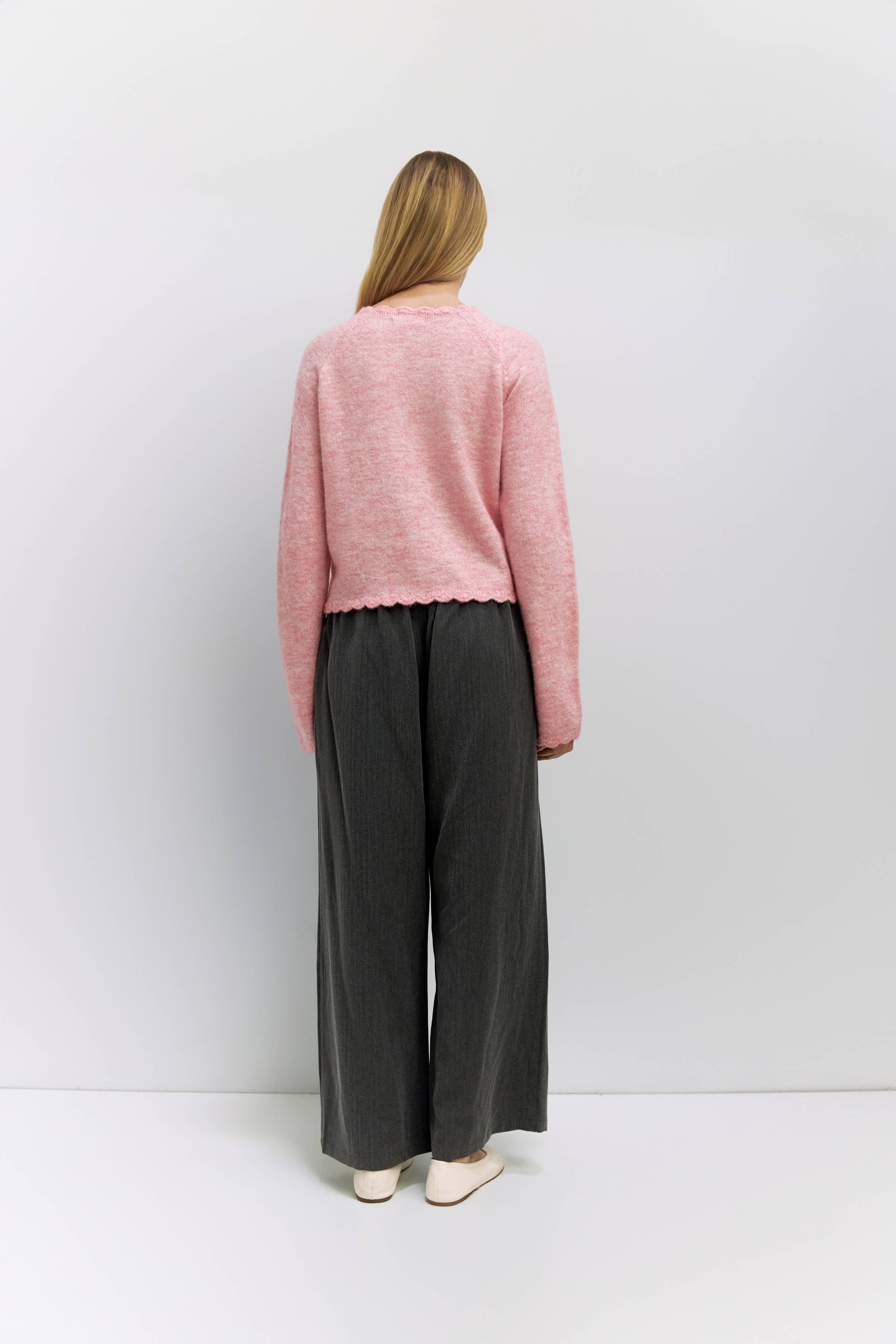 The Tiffany Cardigan | Scallop Edge Cardigan