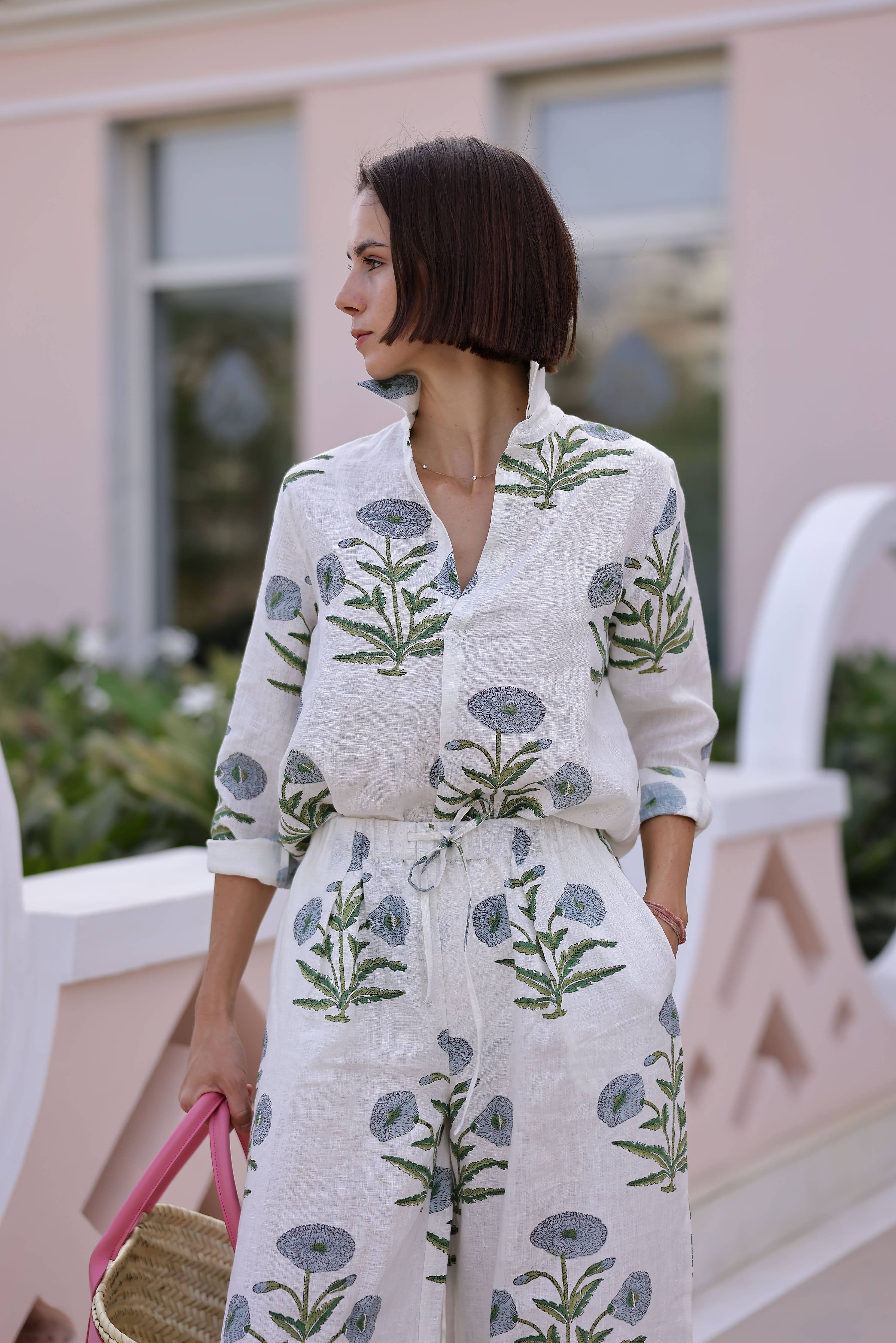 Montecito Popover Blue Flower