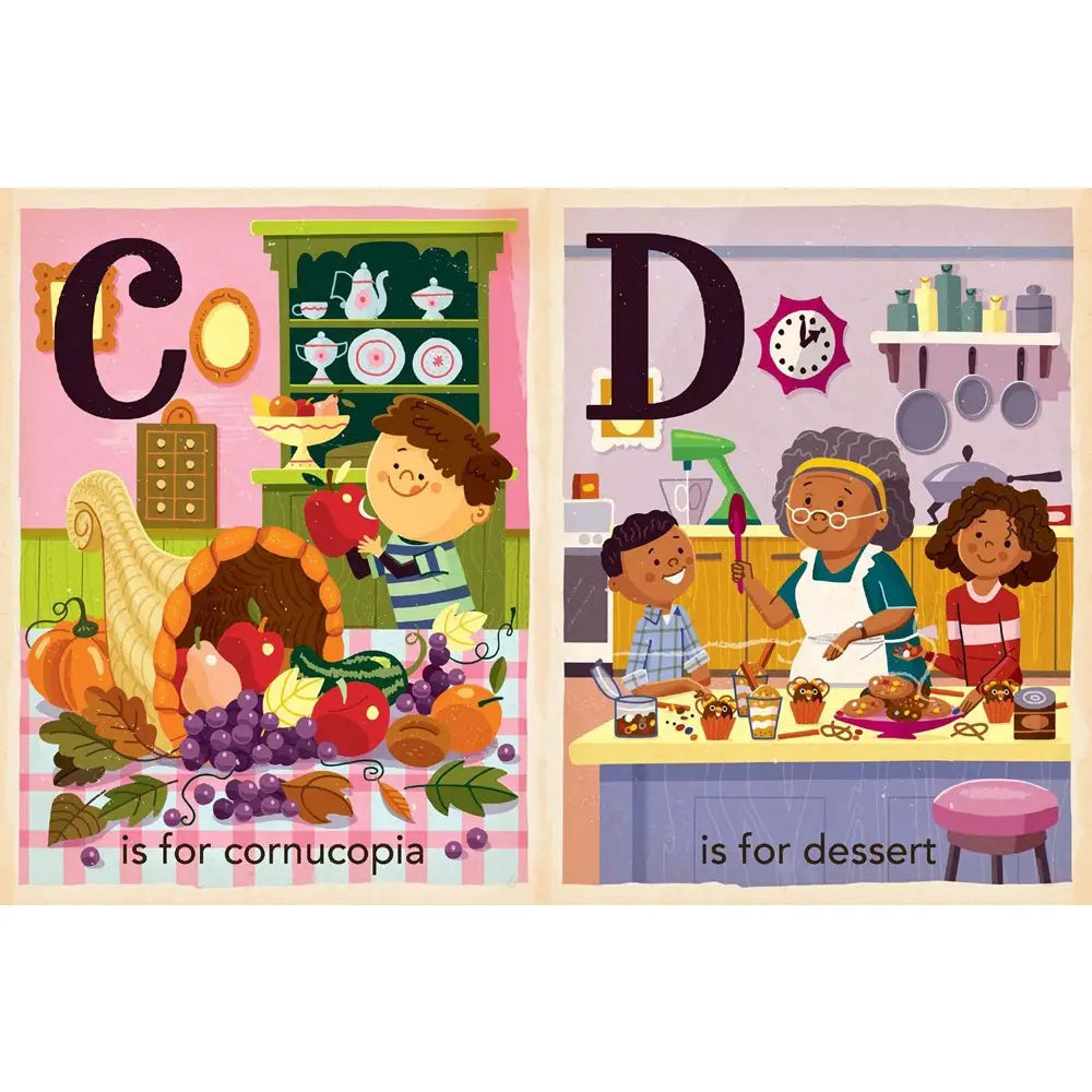 T Is For Thankful: Thanksgiving Alphabet Board Book