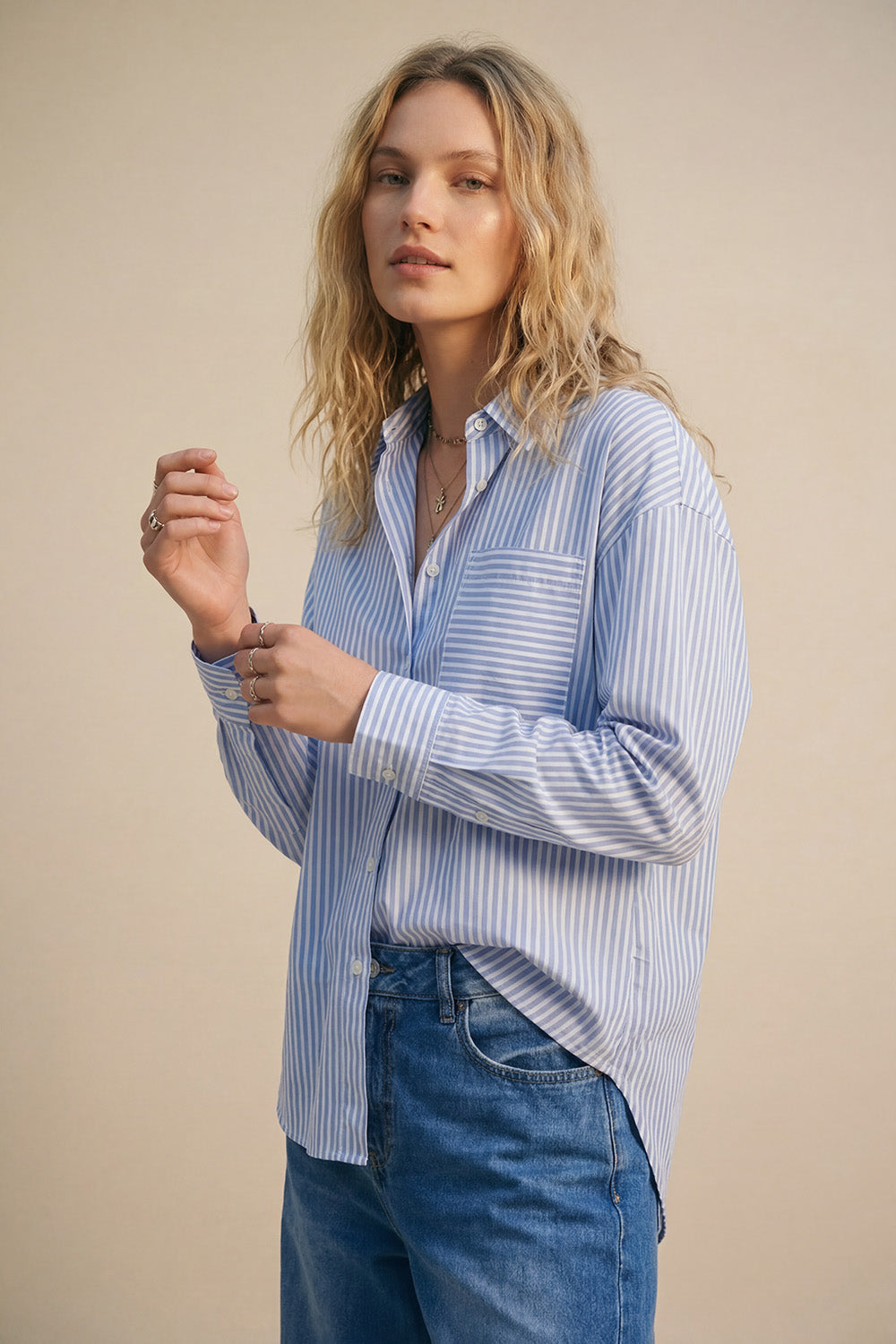 Harbor Stripe Button Down