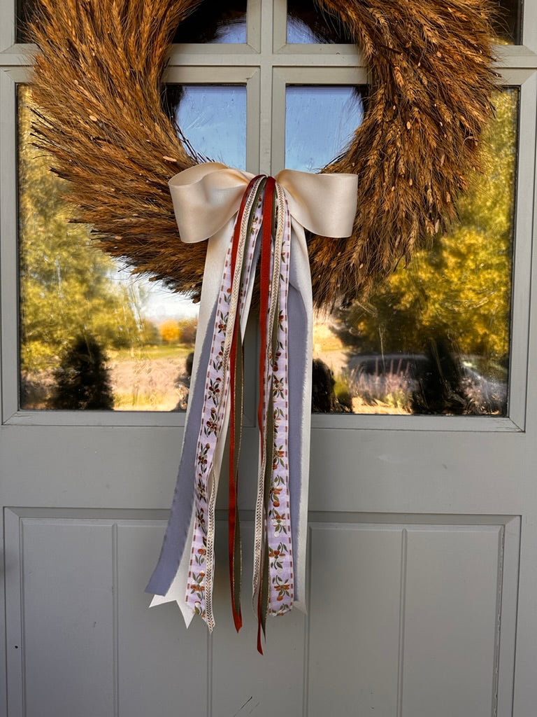 Golden Fields Wreath Ribbon