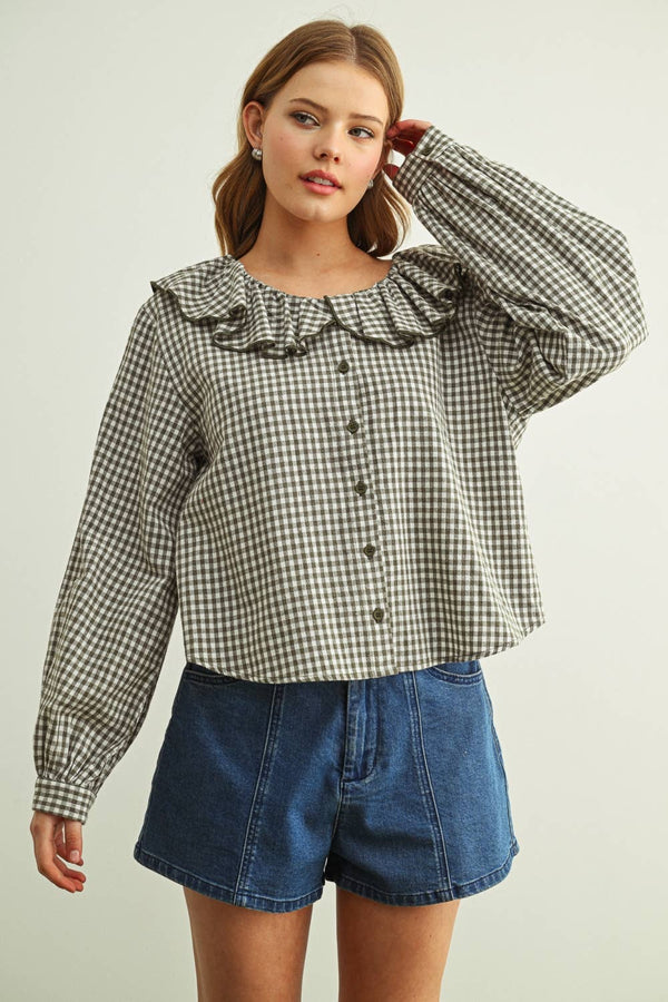 Laurel Ruffle Blouse