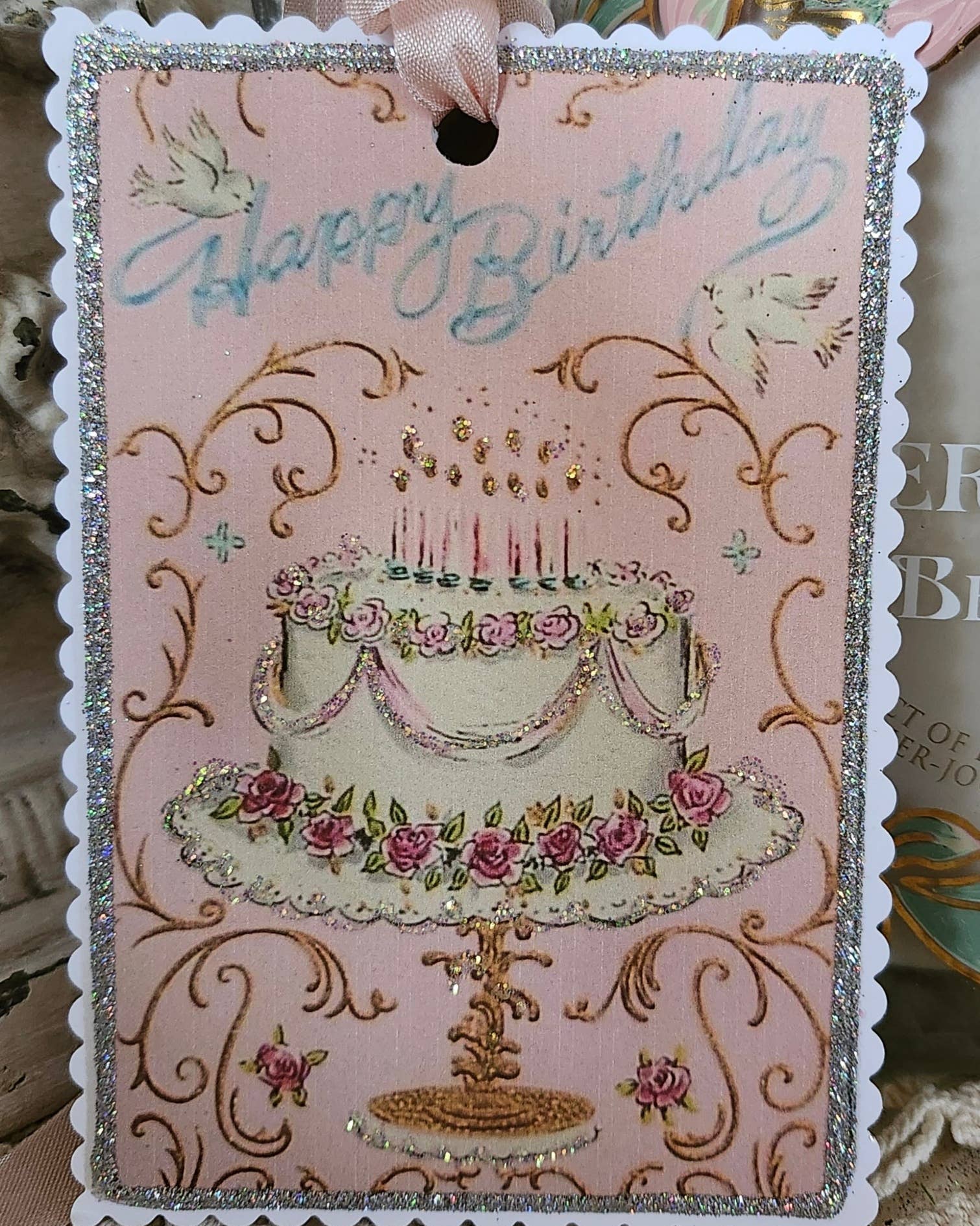 Birthday Cake Gift Tag