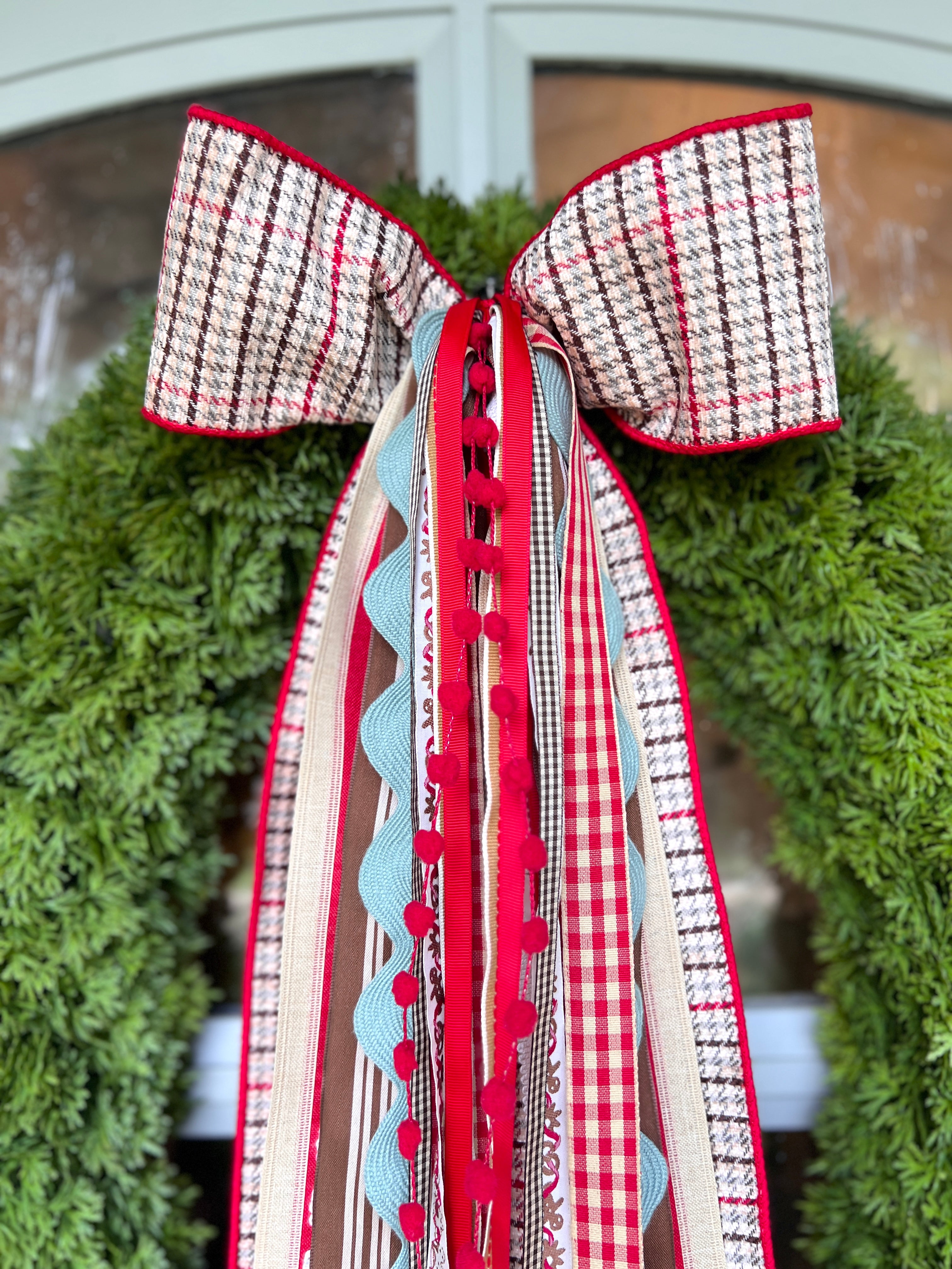 Gingerbread Cottage Wreath Ribbon