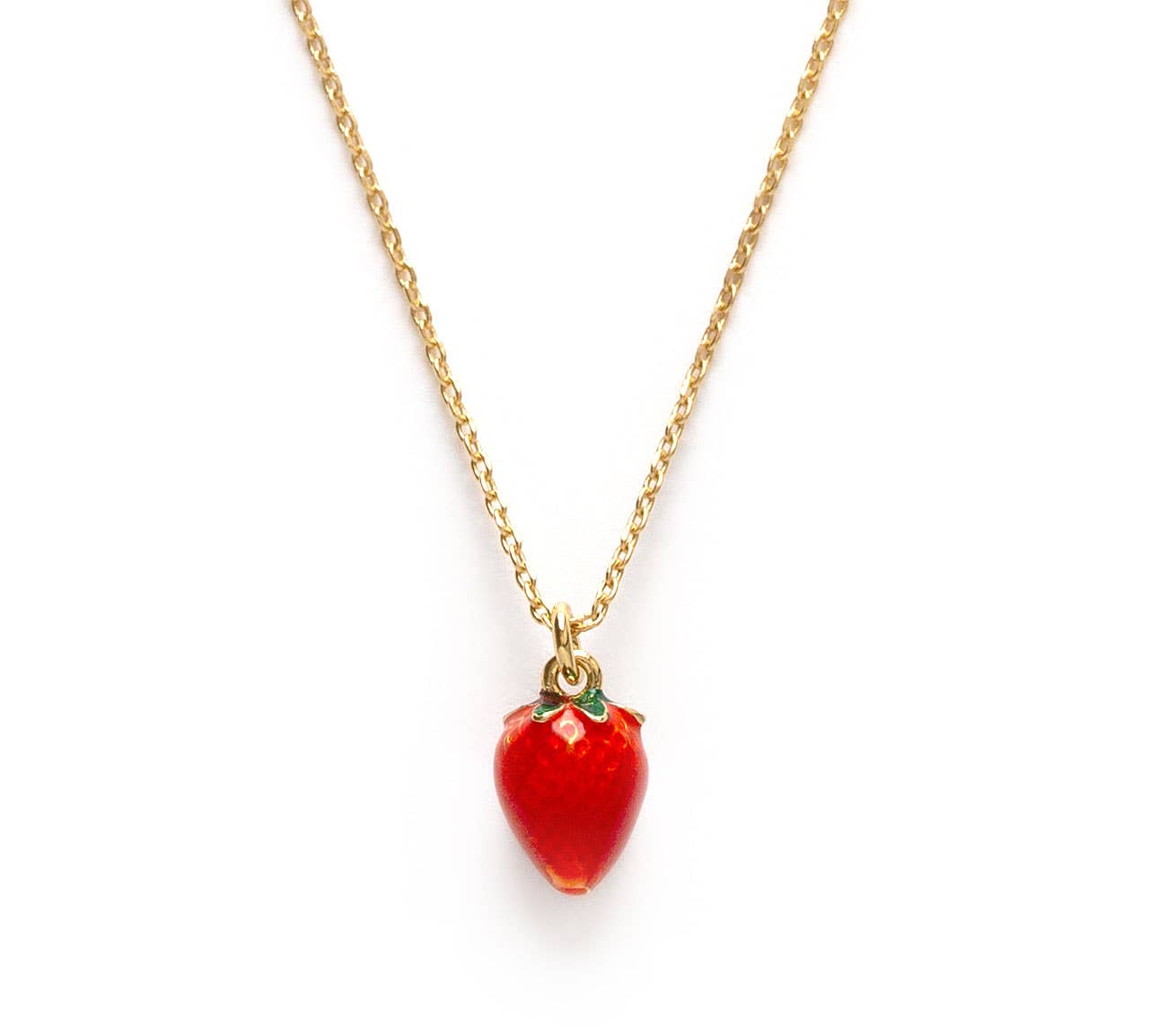 Summer Strawberry Necklace