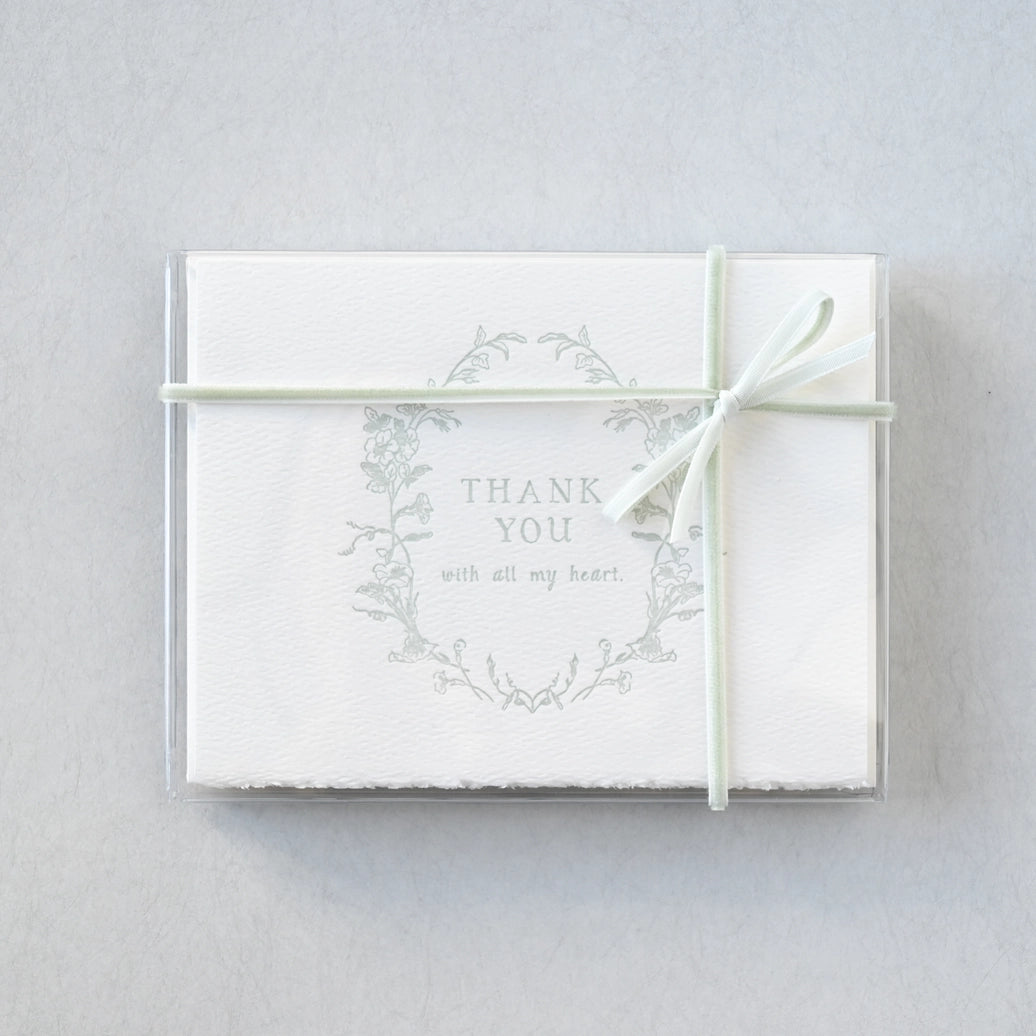 Thank You With All My Heart | Greeting Card