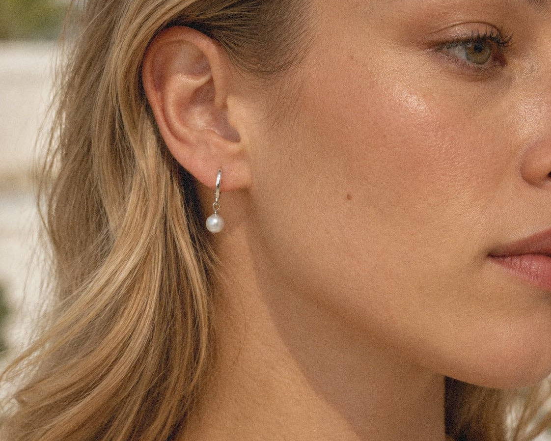 Mini Pearl Drop Earrings