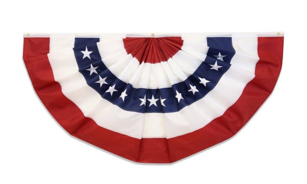 USA Embroidered Bunting