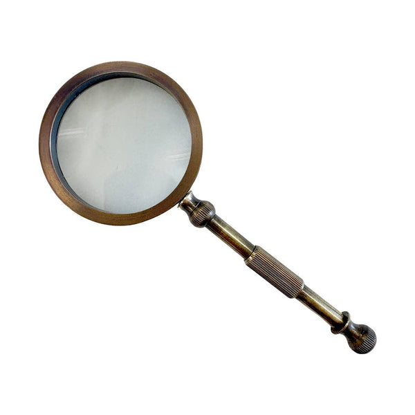 Antiqued Magnifying Glass