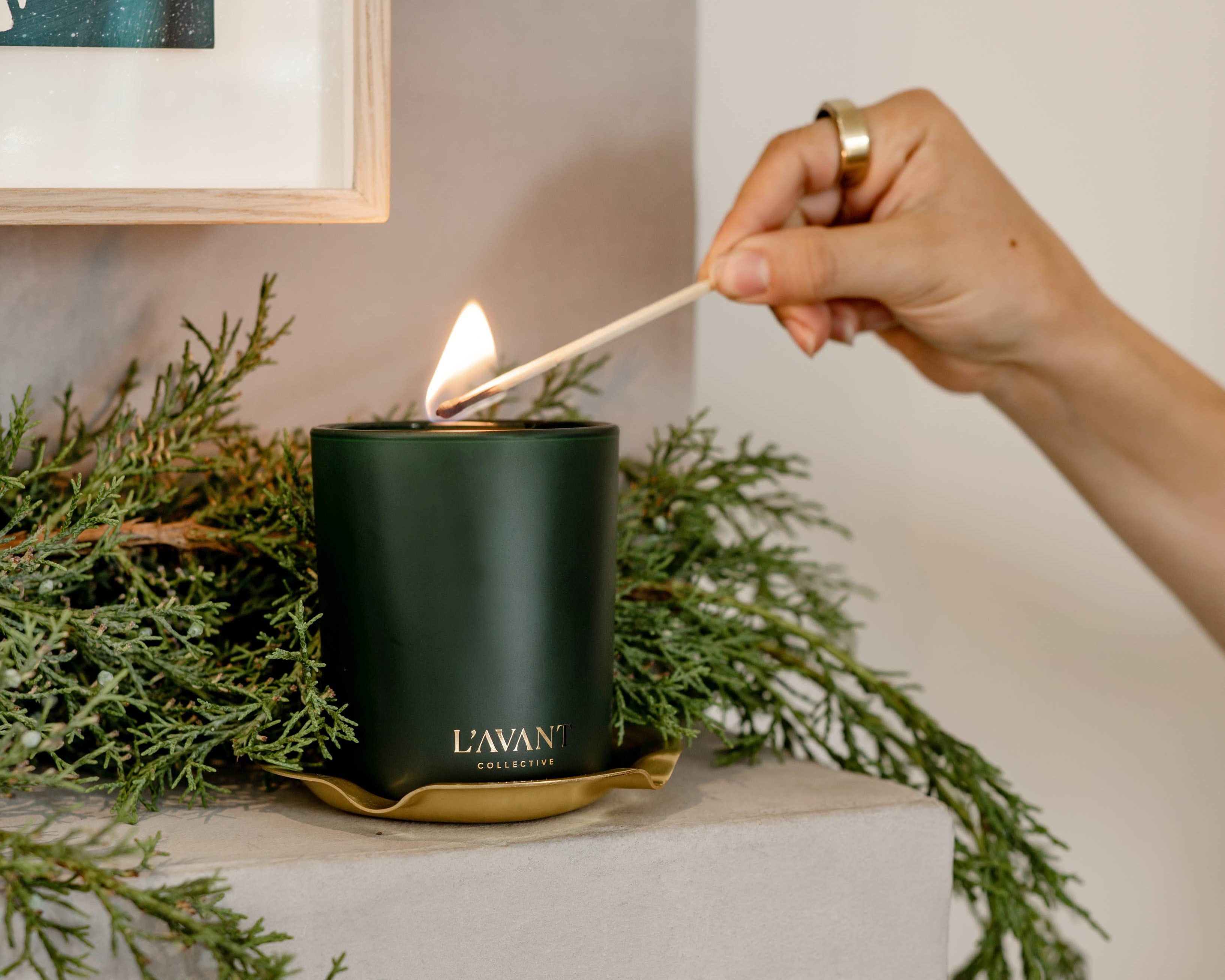 Candle Winter Fir
