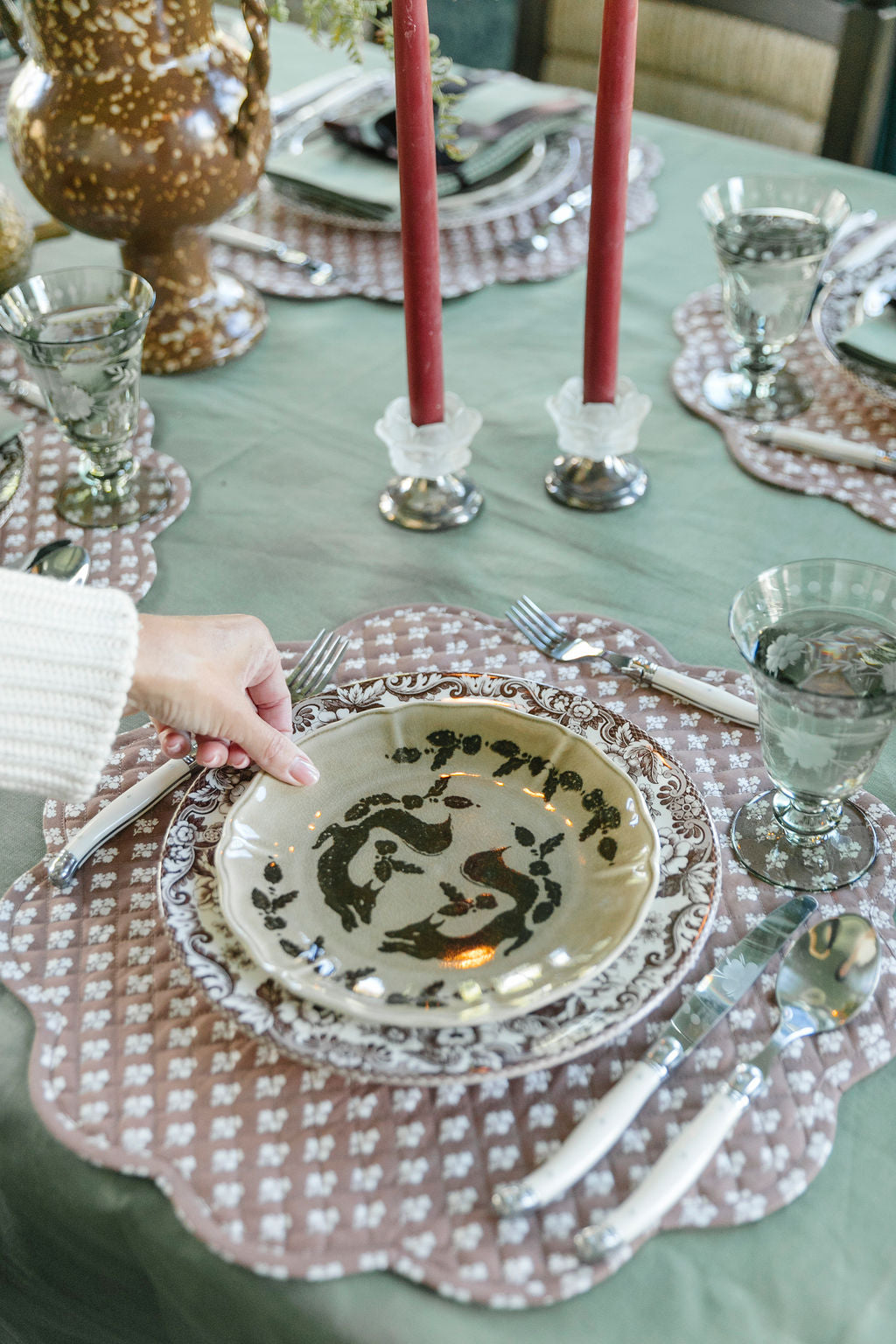Forest Salad Plate Set