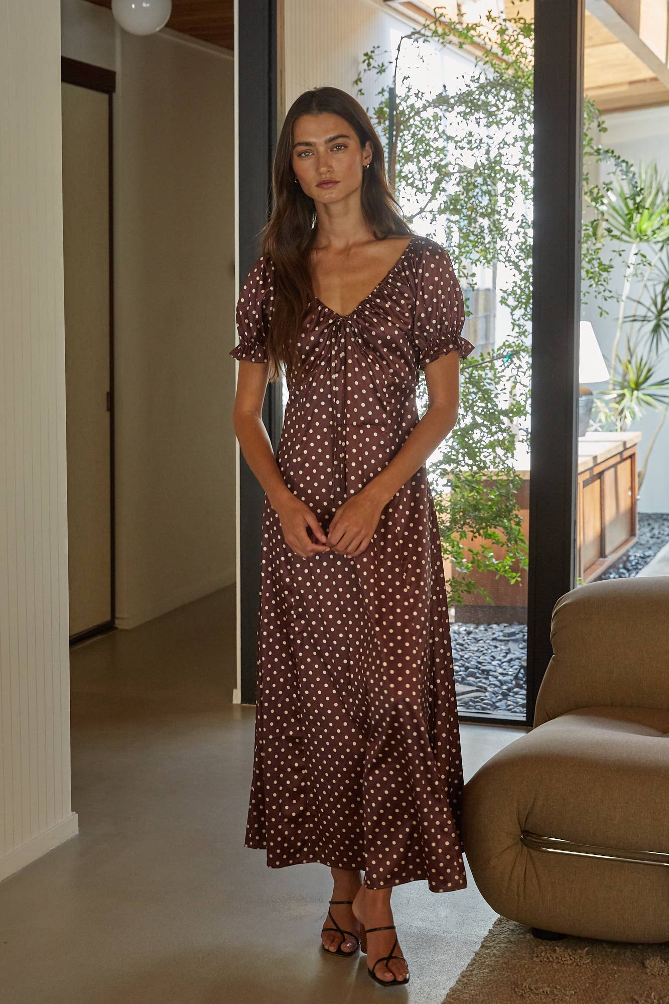 Magnolia Polka Dot Dress