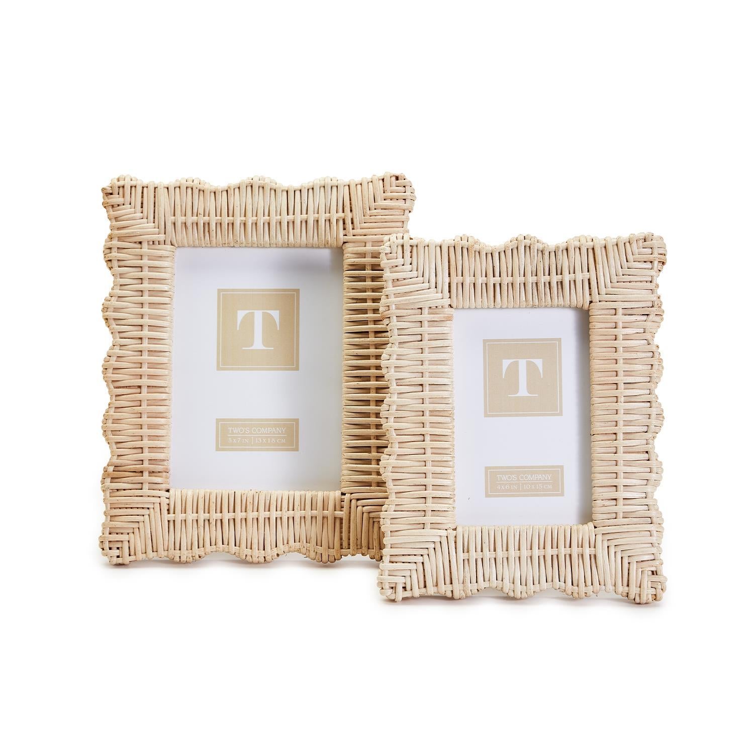 Wicker Weave Photo Frame