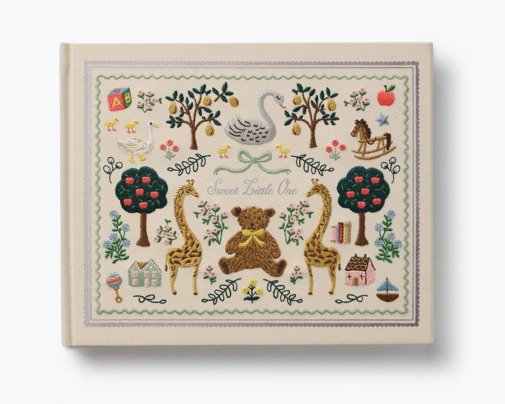 Embroidered Baby Book