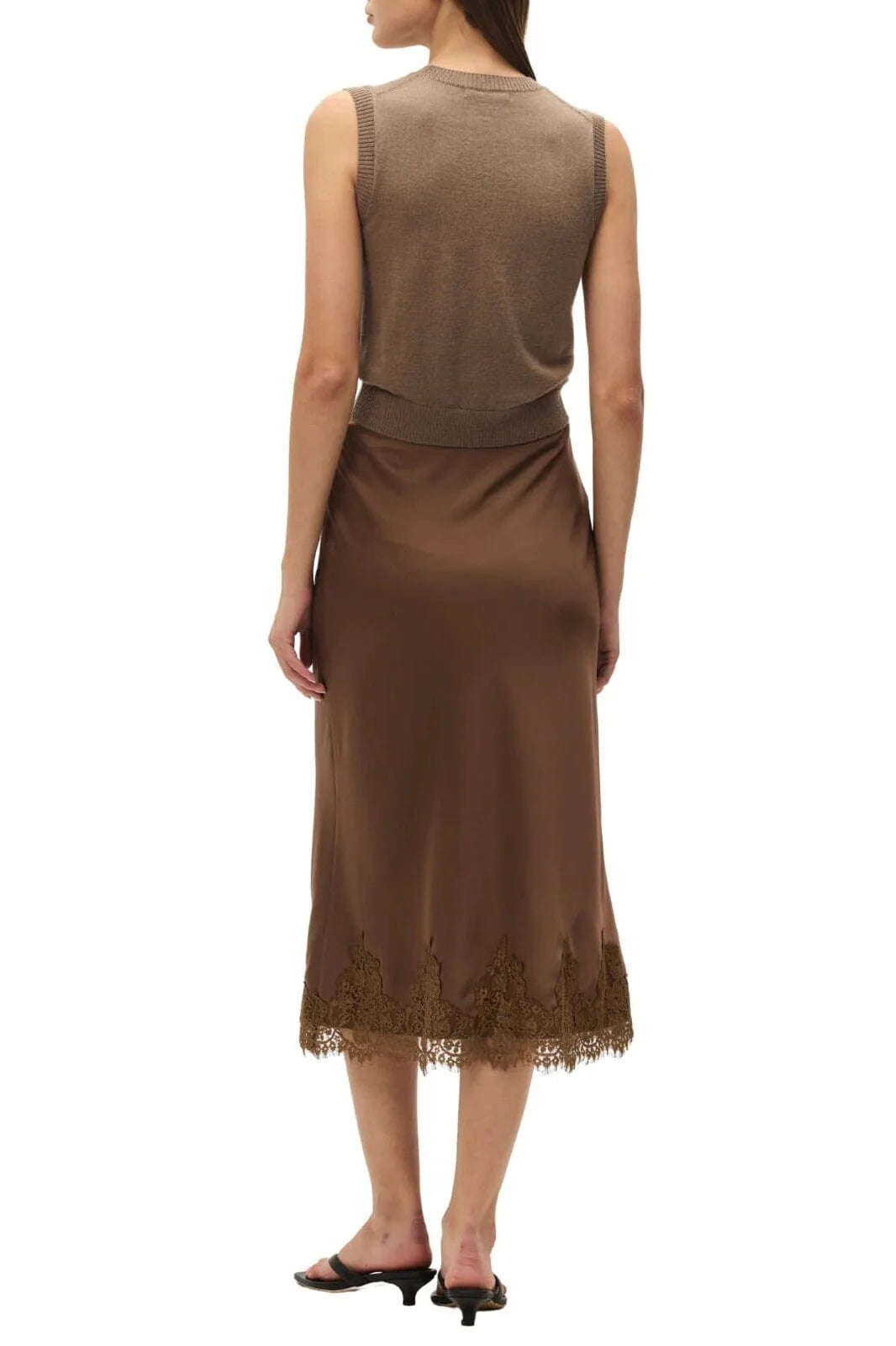 Mocha Enid Skirt