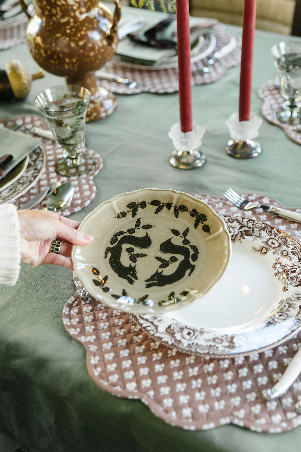 Forest Salad Plate Set