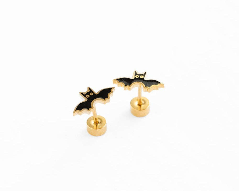 Bat Stud Earrings