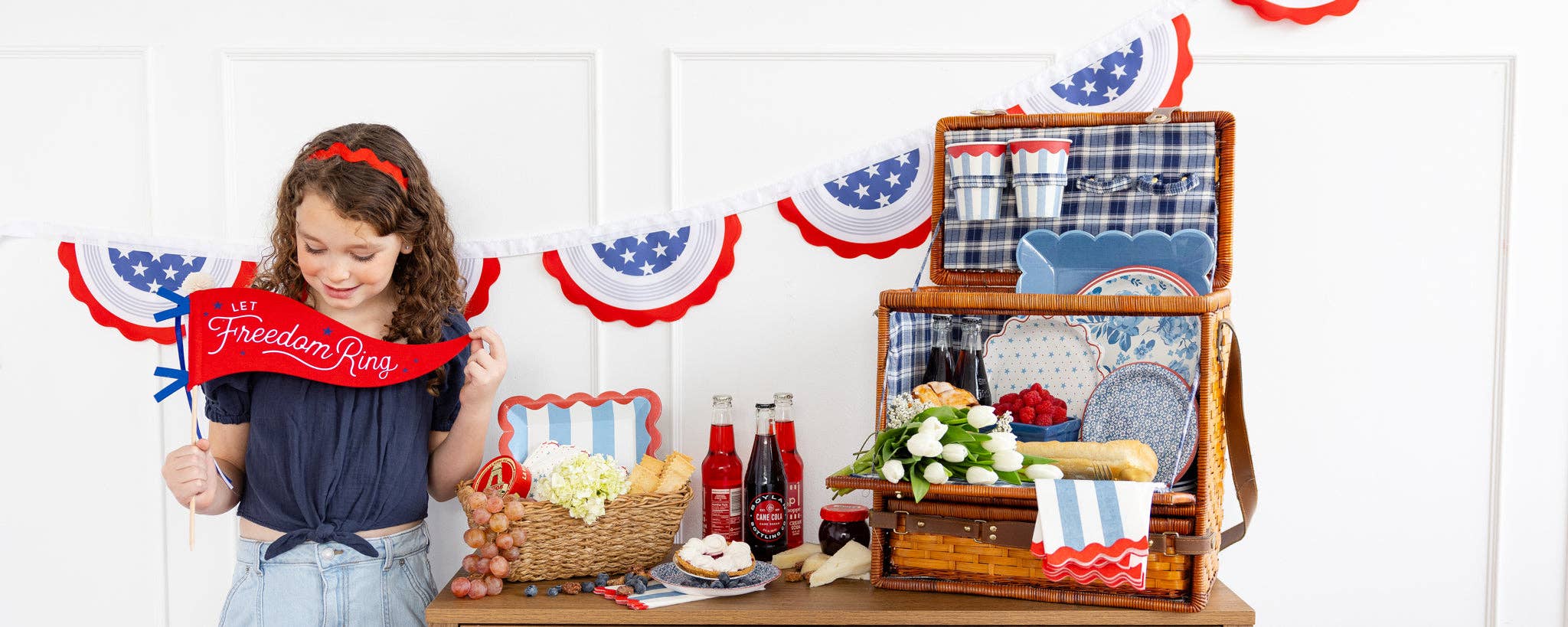 Hamptons Petite Stars Paper Plate