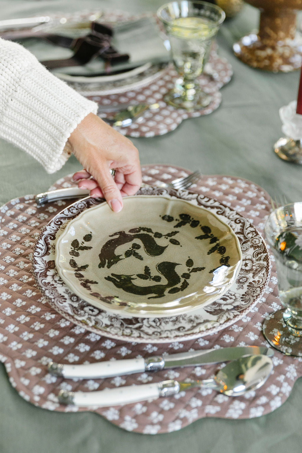 Forest Salad Plate Set